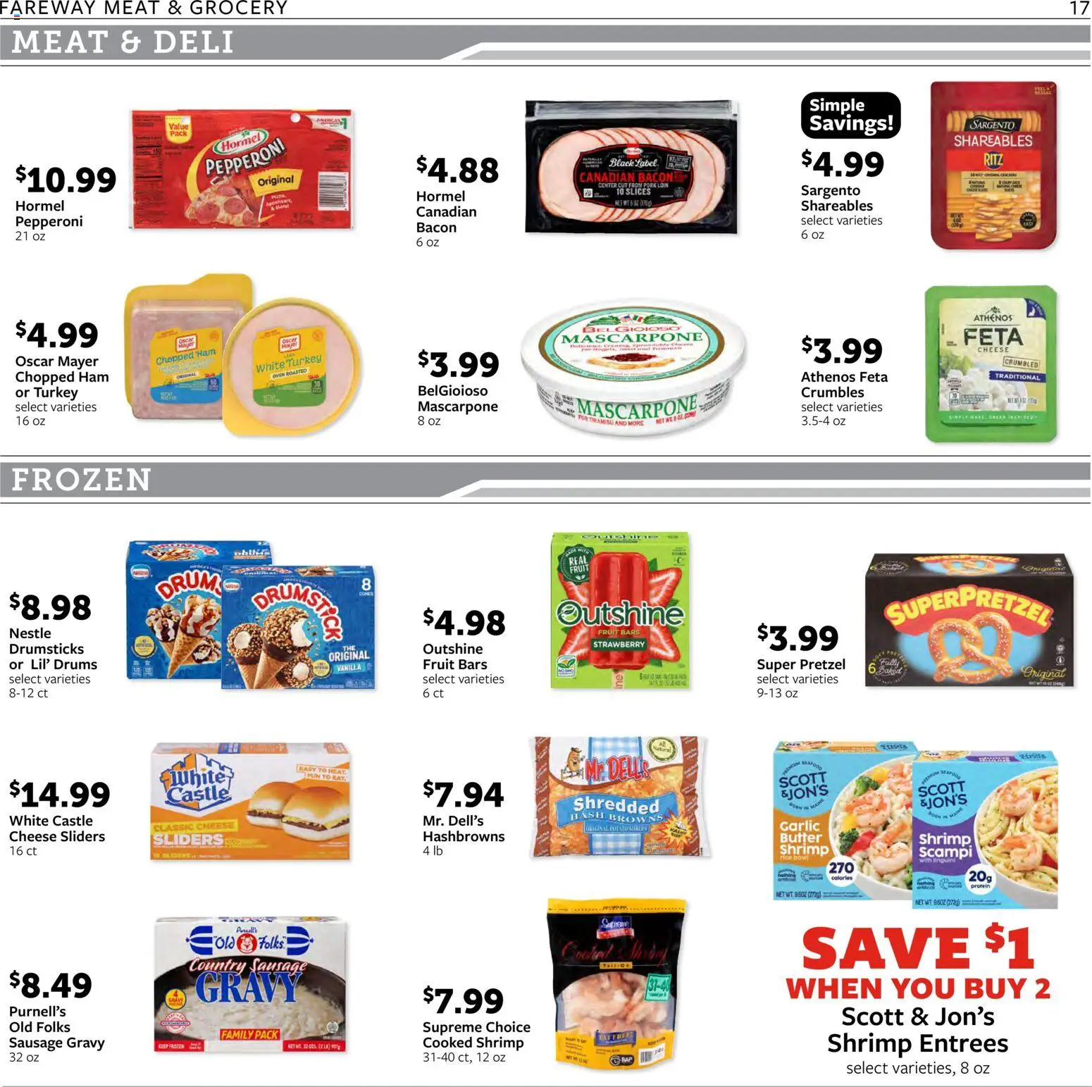 Fareway Weekly Ad - valid from 03.11.2025 | Page: 17 | Products: Cheese, Ham, Sausage, Oven