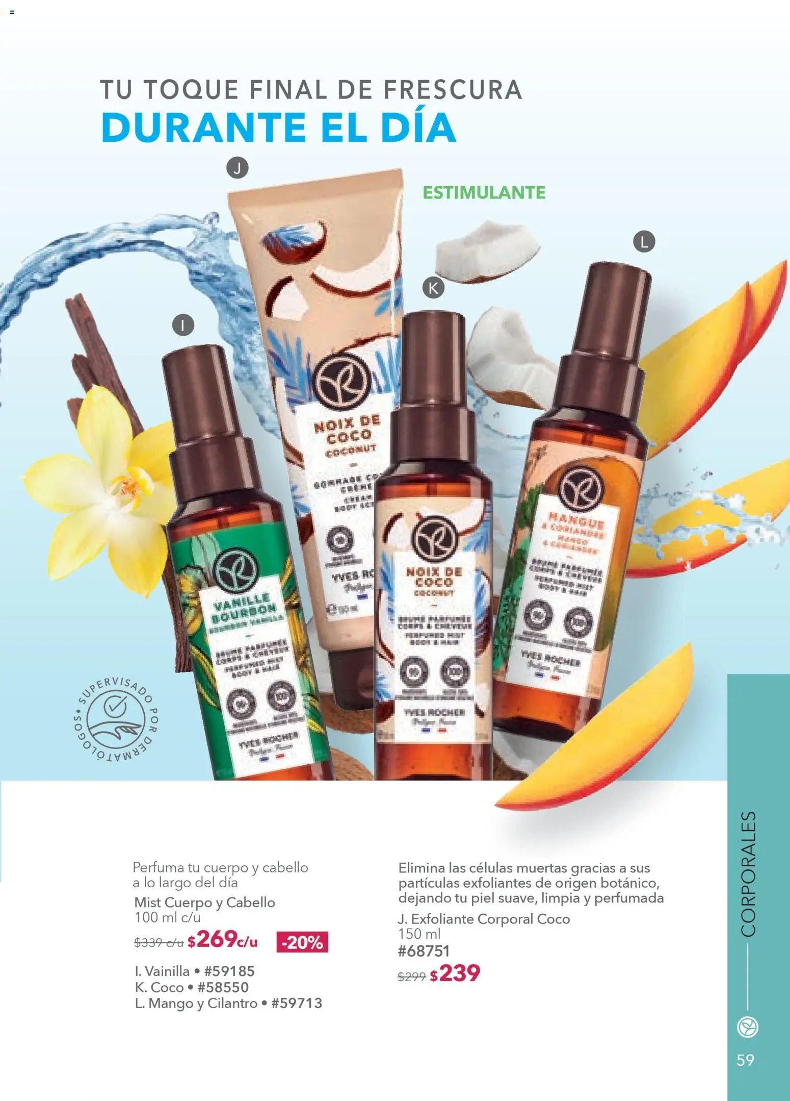 Nuevas ofertas de Yves Rocher válidas en toda la República Mexicana desde el 03.03.2026. ¡Encuentra las mejores ofertas en Yves Rocher campaña 4 2026! | Página: 61 | Productos: Exfoliante corporal, Mango