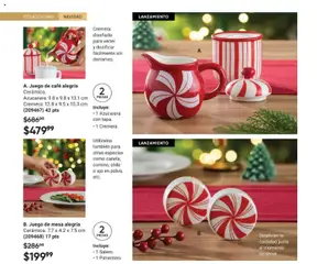 Vista previa de A. Juego de café alegría, Cerámica. Azucarera: 9.8 x 9.8 x 13.1 cm Cremera: 12.8 x 9.5 x 10.3 cm (209467) 42 pts, nuevo folleto de la tienda, válido en México a partir del 07.11.2025 | Página: 40