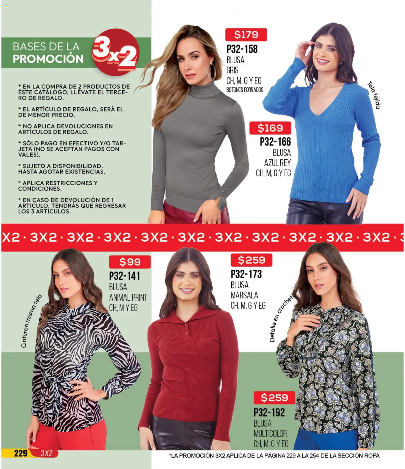 Nuevas ofertas de Cklass válidas en toda la República Mexicana desde el 30.11.2025. ¡Encuentra las mejores ofertas en Cklass catálogo Rebajas Navideñas Ropa! | Página: 230 | Productos: Blusa, Cinturón, Ropa
