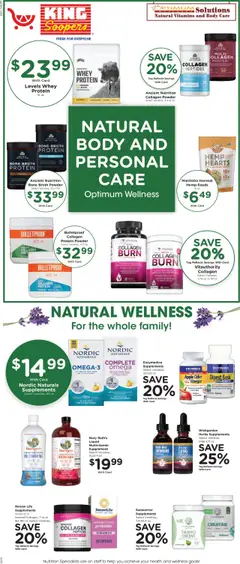 Preview of King Soopers weekly ads valid from 15.10.2025 | Page: 9 | Products: Cider, Protein Powder, Fish, Weight