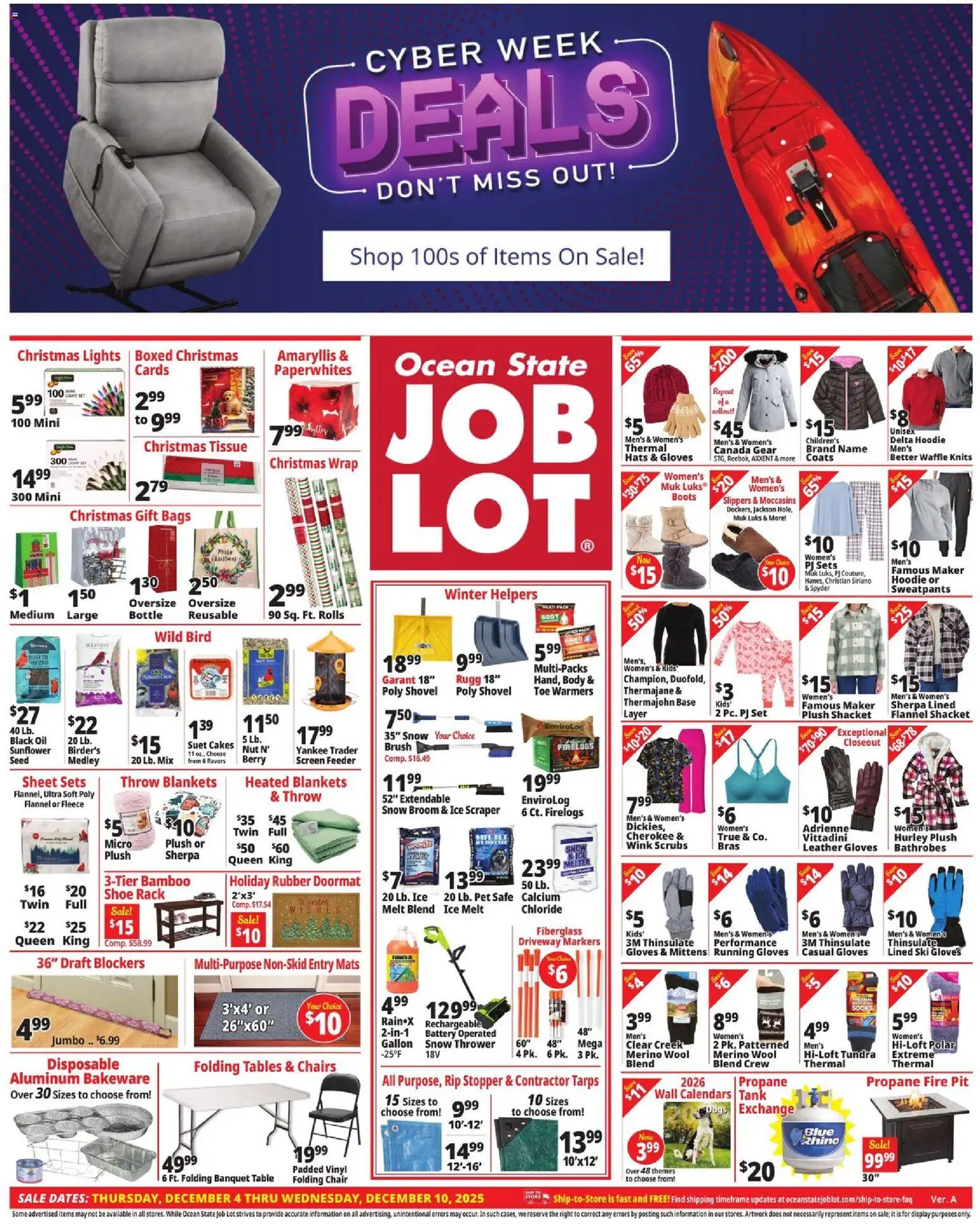 Ocean State Job Lot Weekly Ad - MA - valid from 04.12.2025 | Page: 1