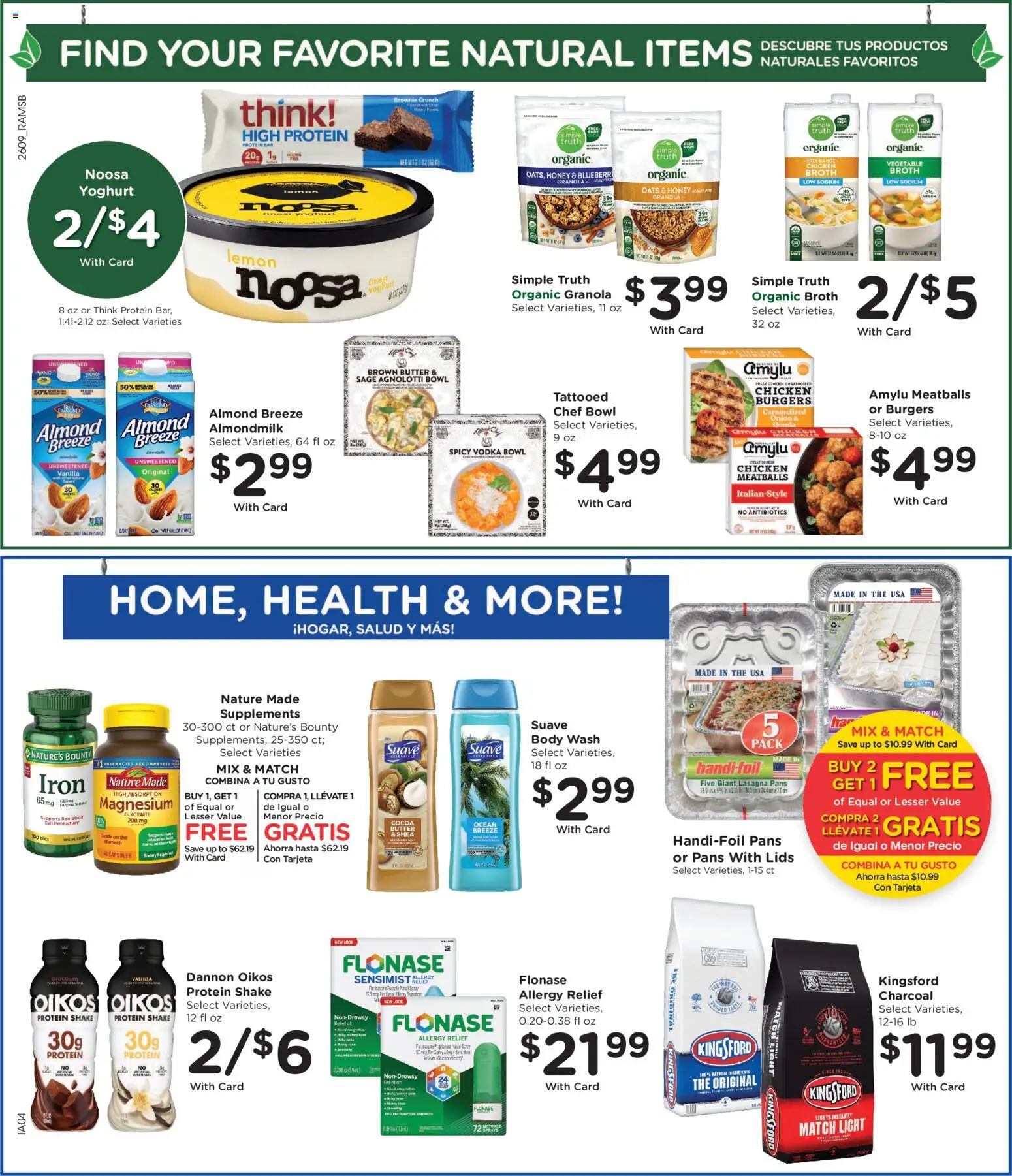 Ralphs Weekly Ad - valid from 01.04.2026 | Page: 9 | Products: Butter, Body Wash, Vodka, Onion