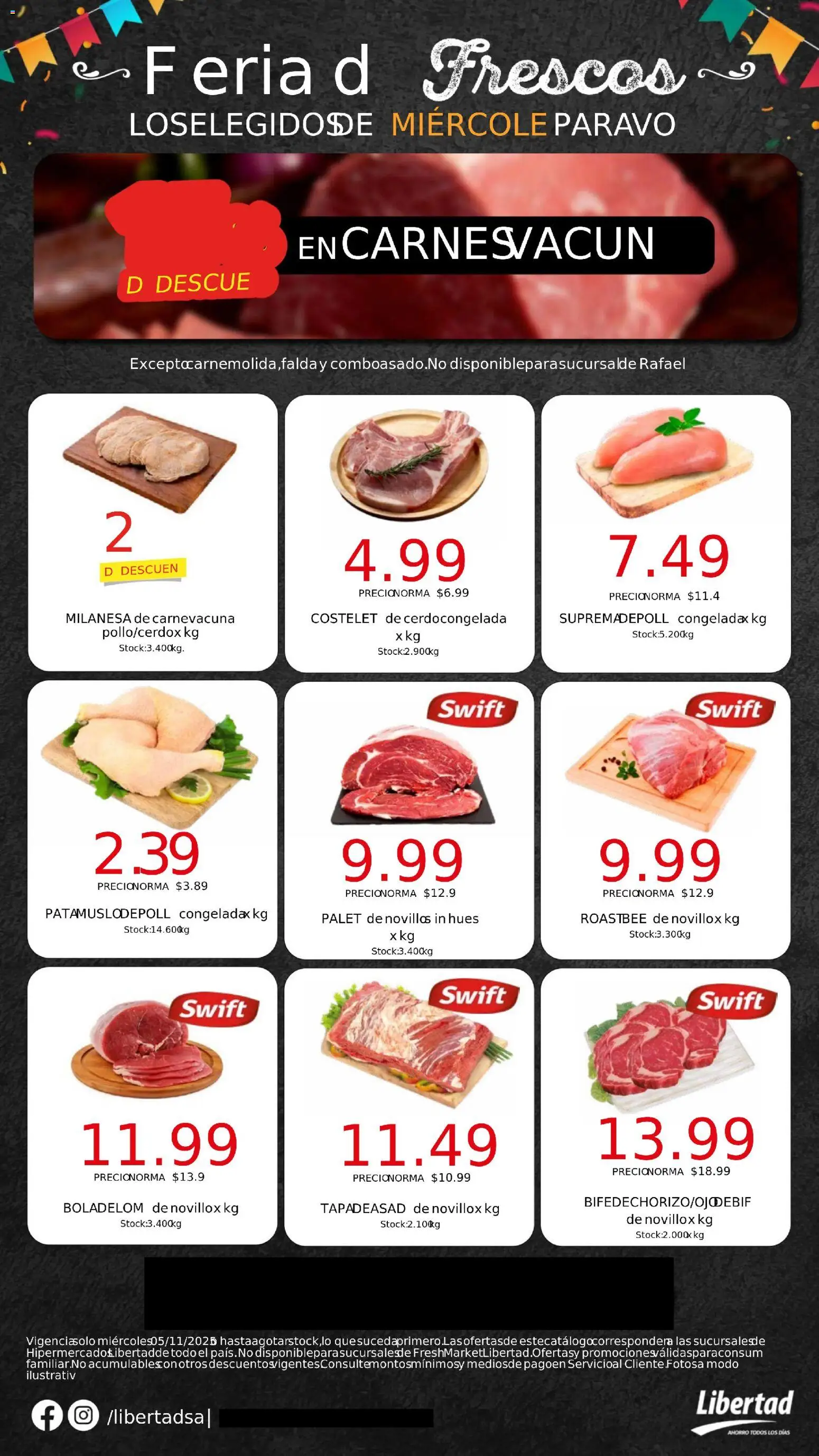 Hipermercado Libertad - Feria de Frescos │ válido desde el 05.11.2025 | Página: 2 | Productos: Milanesa