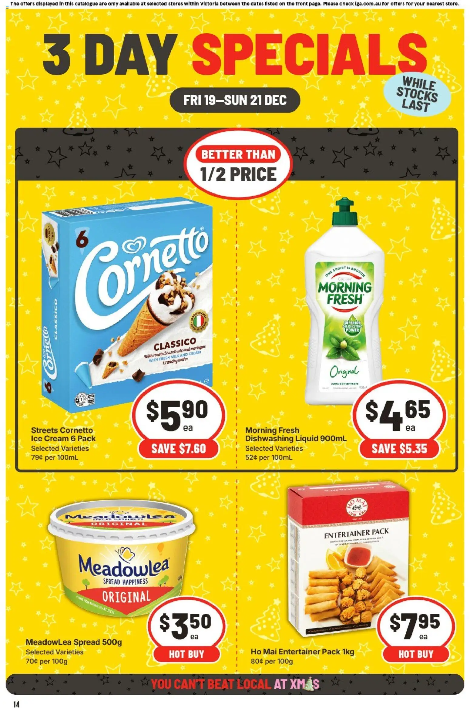 IGA catalogue - valid from 19.12.2025 | Page: 3 | Products: Milk, Cream, Ice cream