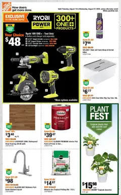 Preview of Home Depot weekly flyer / circulaire from shop Home Depot valid from 14.08.2025