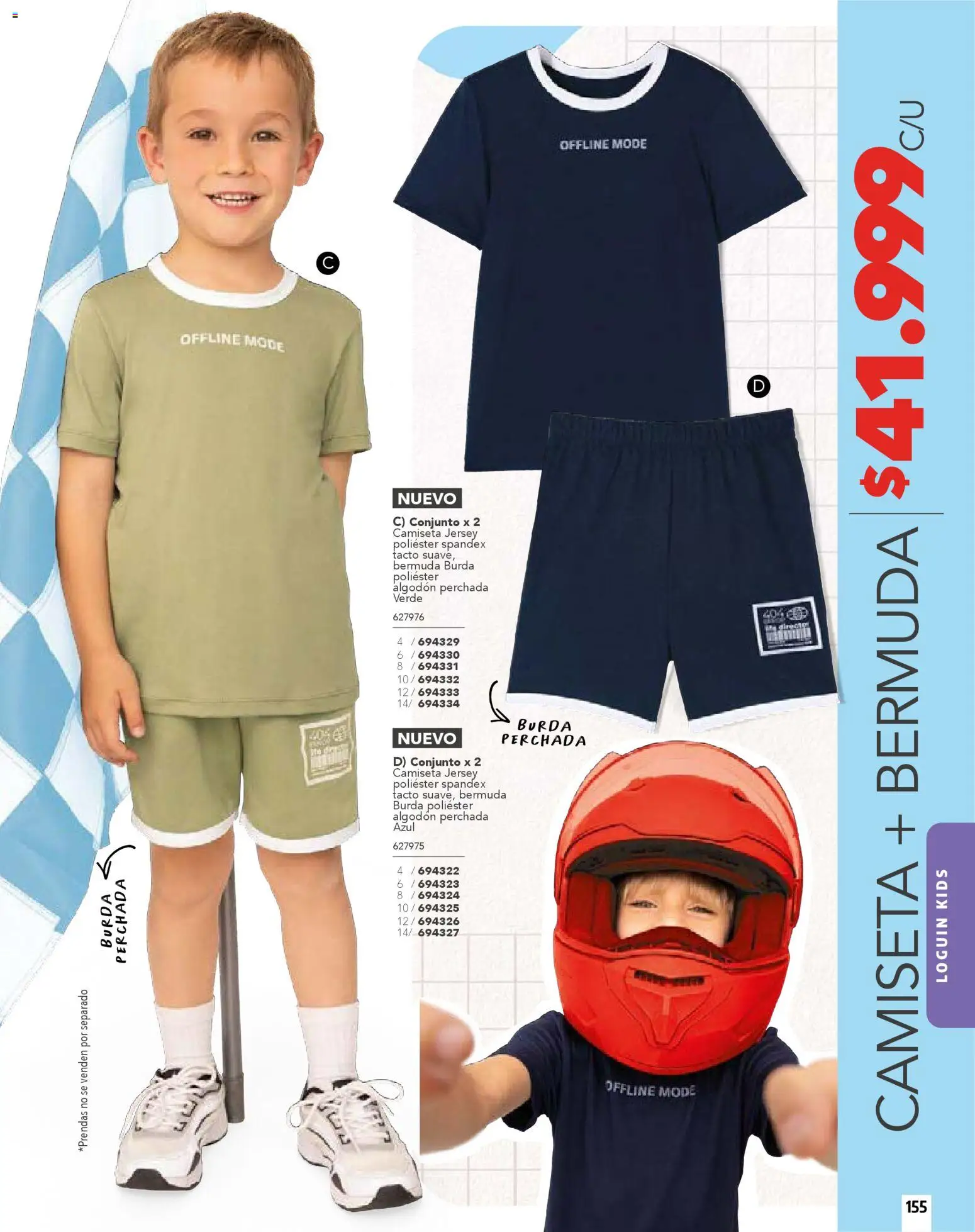 Carmel revista - valida desde el 01.02.2026 | Página: 155 | Productos: Algodón, Bermuda, Camiseta, Conjunto