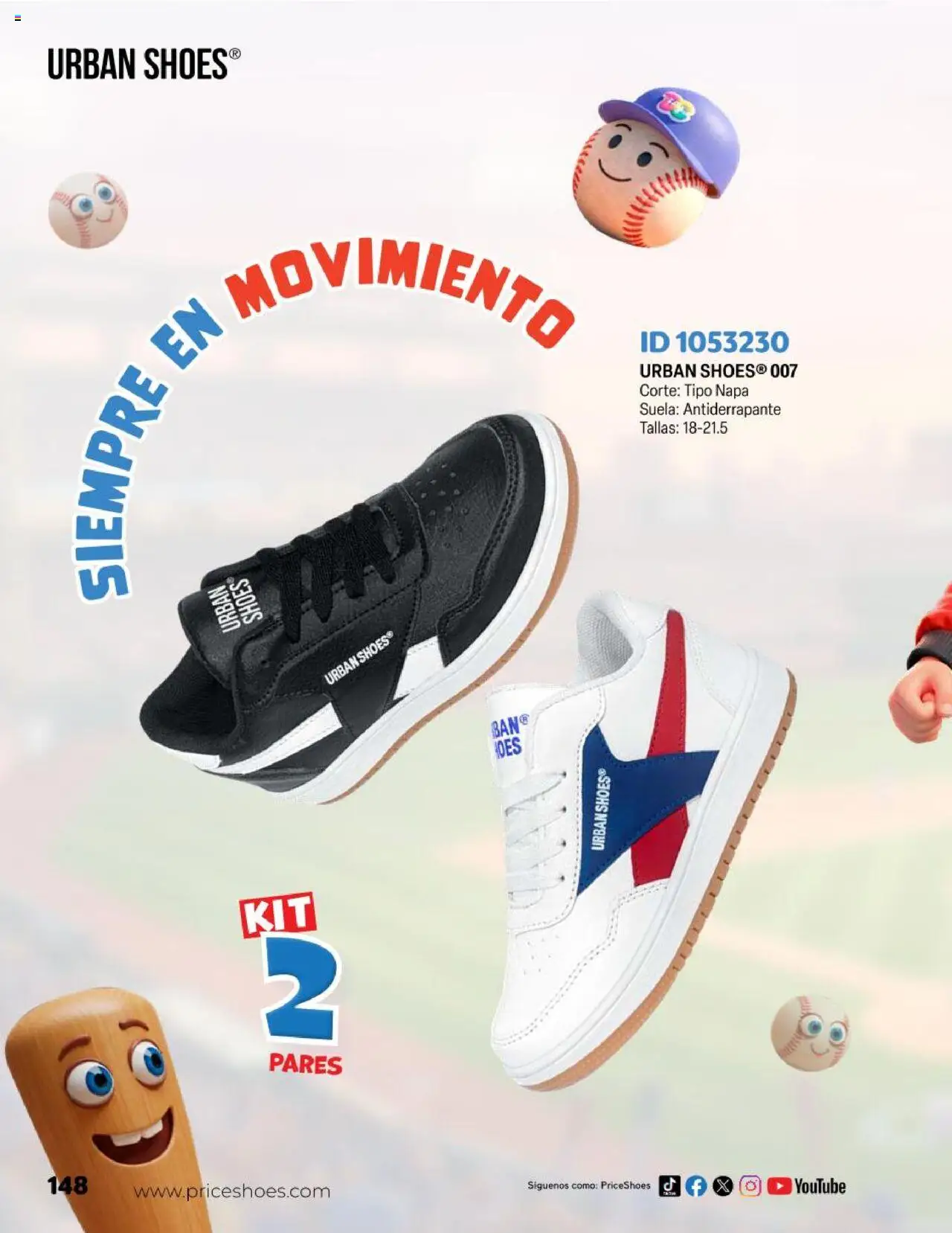 Nuevas ofertas de Price Shoes válidas en toda la República Mexicana desde el 23.04.2025. ¡Encuentra las mejores ofertas en Price Shoes catálogo Kids! | Página: 148