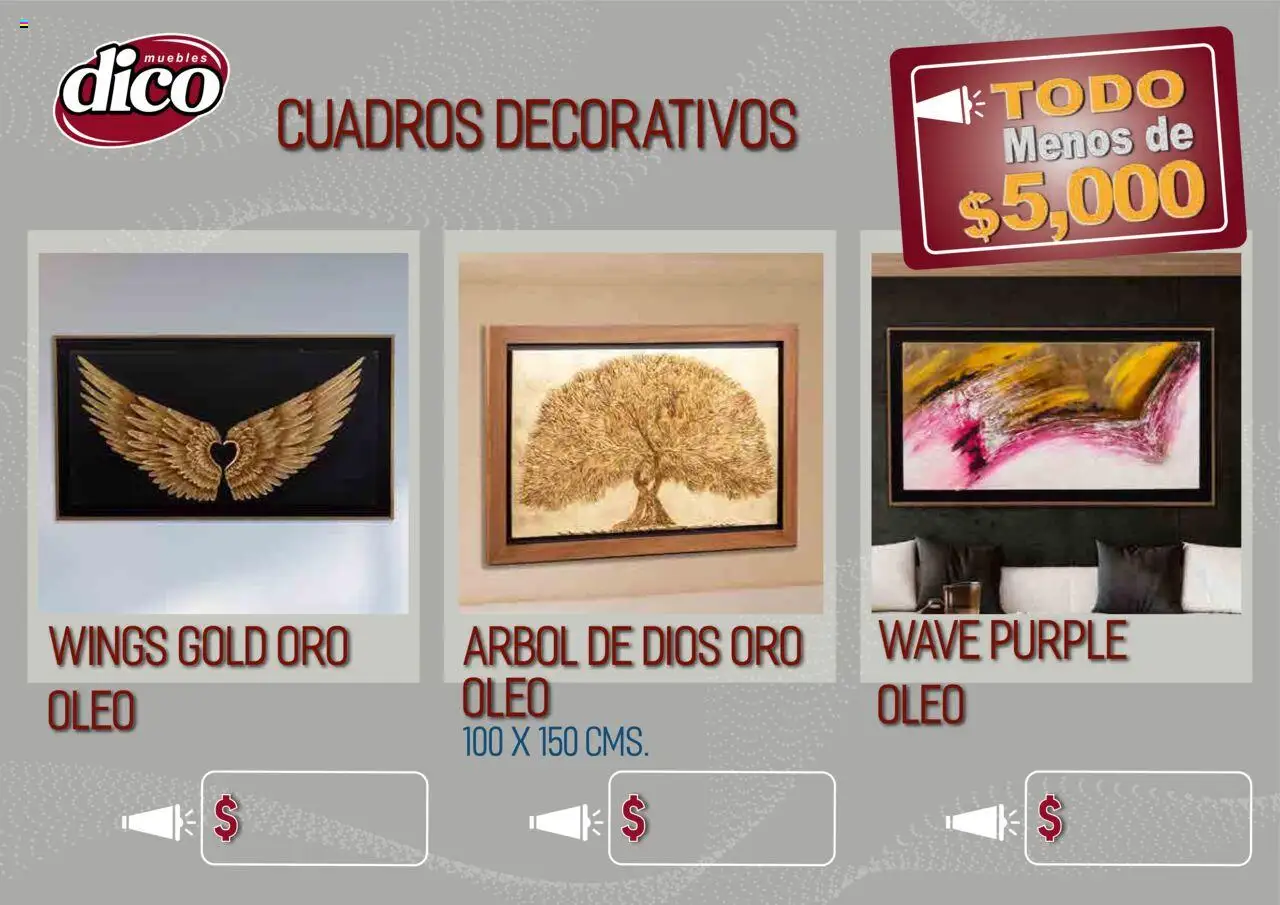 Nuevas ofertas de Muebles Dico válidas en toda la República Mexicana desde el 12.02.2025. ¡Encuentra las mejores ofertas en Muebles Dico catálogo Todo Menos! | Página: 97