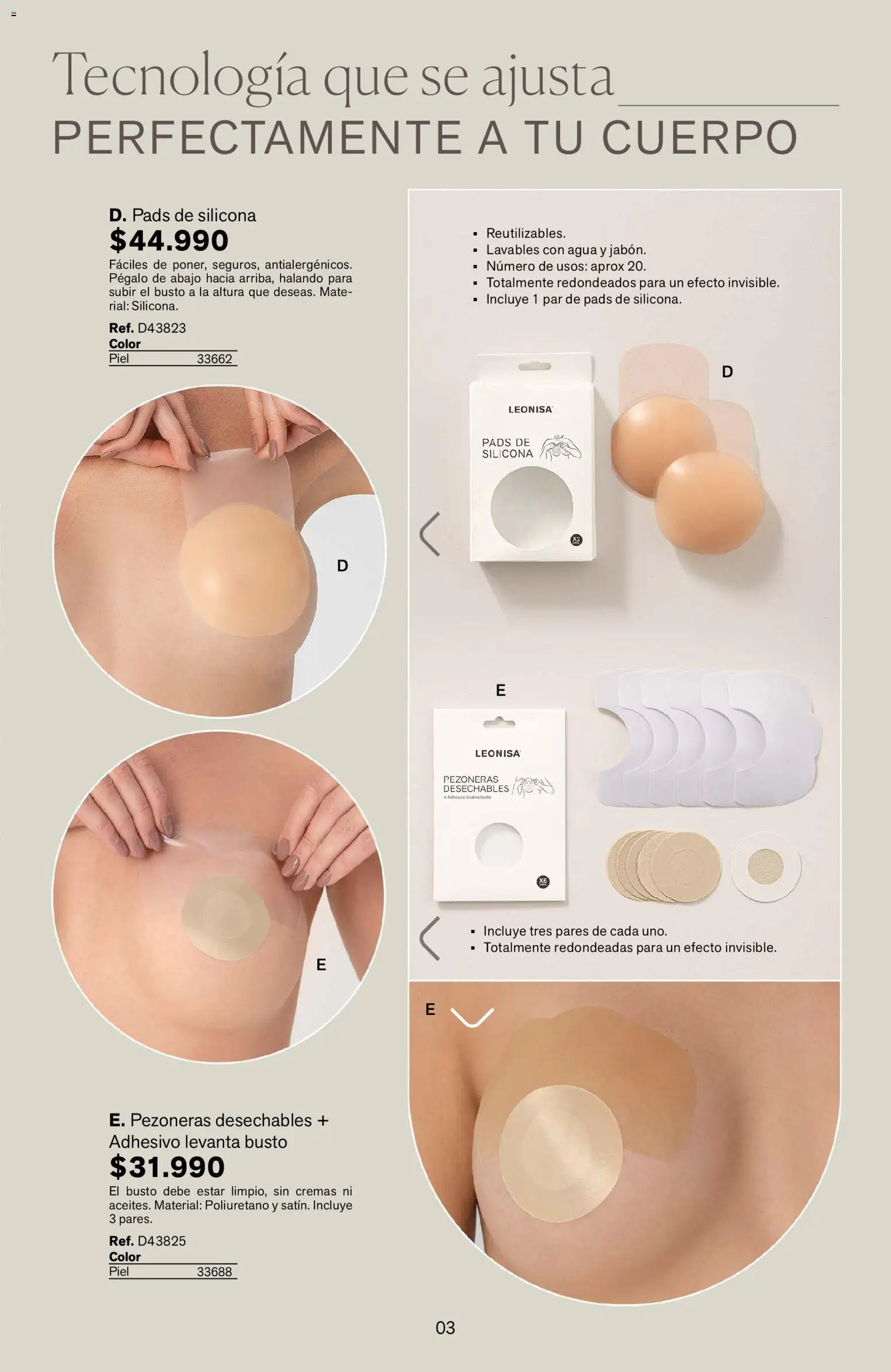 Leonisa revista - valida desde el 27.04.2026 | Página: 3 | Productos: Agua