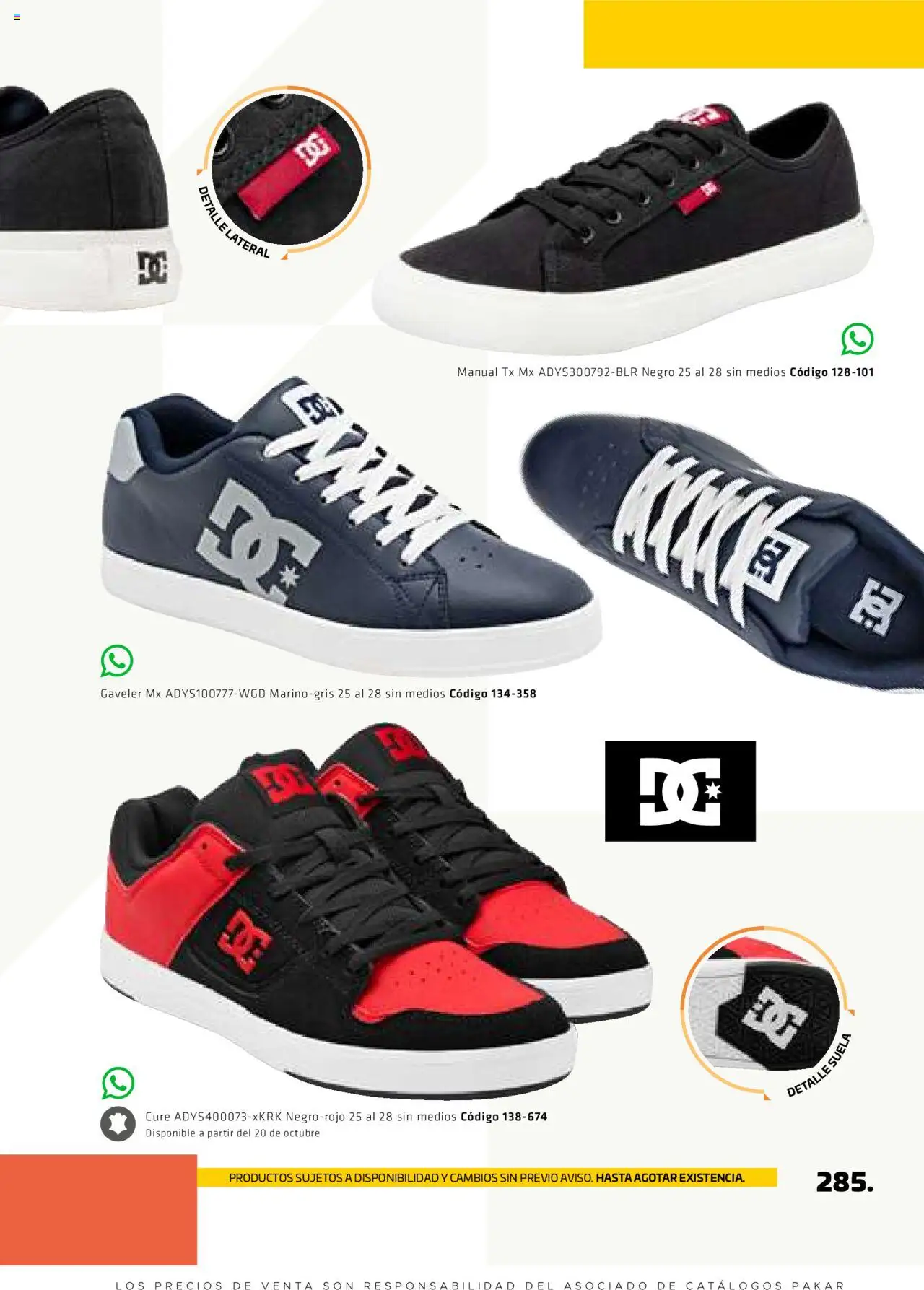 Nuevas ofertas de SC Pakar válidas en toda la República Mexicana desde el 29.08.2025. ¡Encuentra las mejores ofertas en SC Pakar - Catálogo Otoño Men Tomo 1! | Página: 285