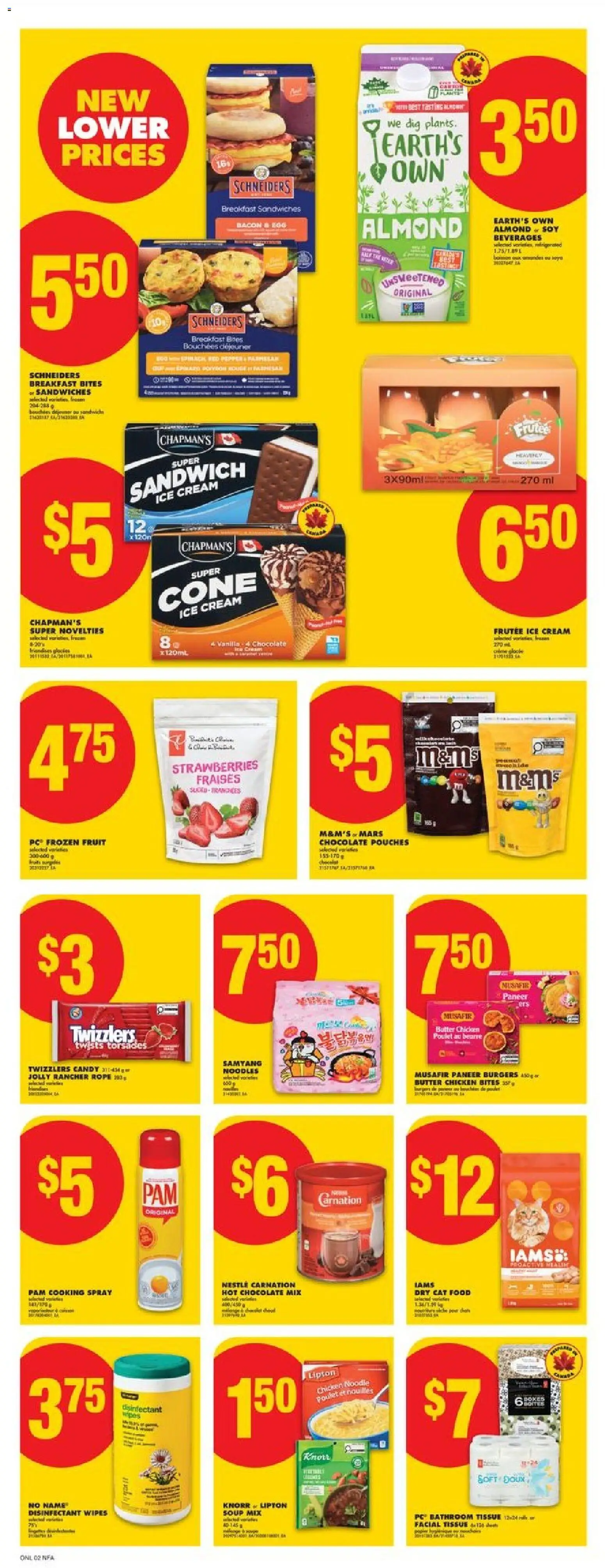 No Frills flyer valid from 26.02.2026 | Page: 8 | Products: Cream, Ice cream, Chocolate, Chicken