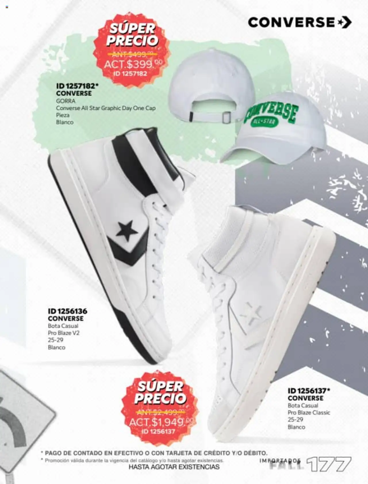 Nuevas ofertas de Price Shoes válidas en toda la República Mexicana desde el 18.08.2025. ¡Encuentra las mejores ofertas en Price Shoes - Catálogo Fall Importados! | Página: 177 | Productos: Gorra