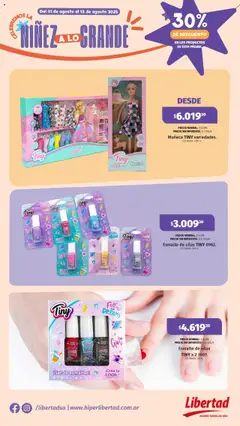 Hipermercado Libertad - Celebremos la niñez a lo grande │ válido desde el 01.08.2025 | Página: 7 | Productos: Esmalte de uñas