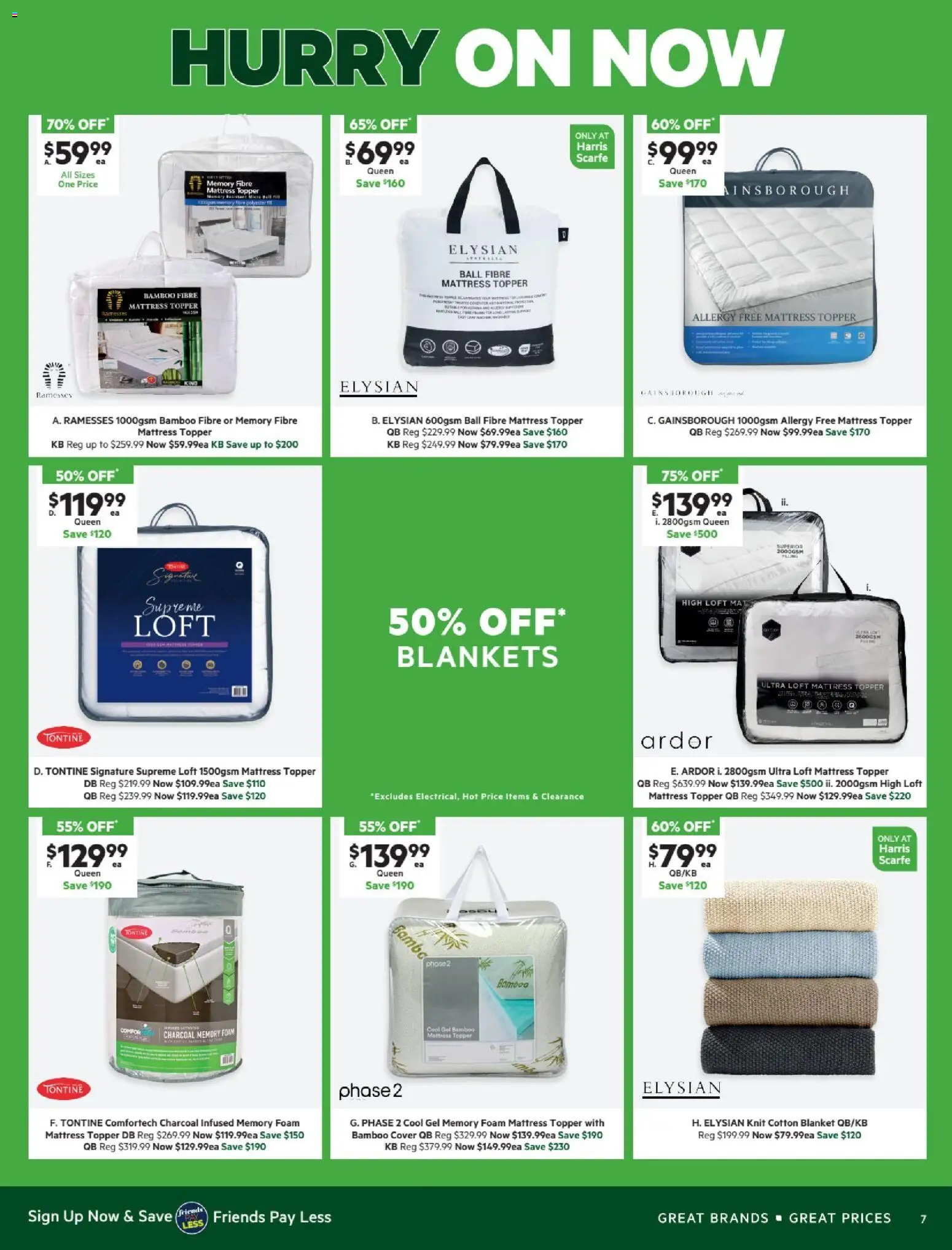 Harris Scarfe catalogue - valid from 24.12.2025 | Page: 7 | Products: Mattress, Blanket, Allergy