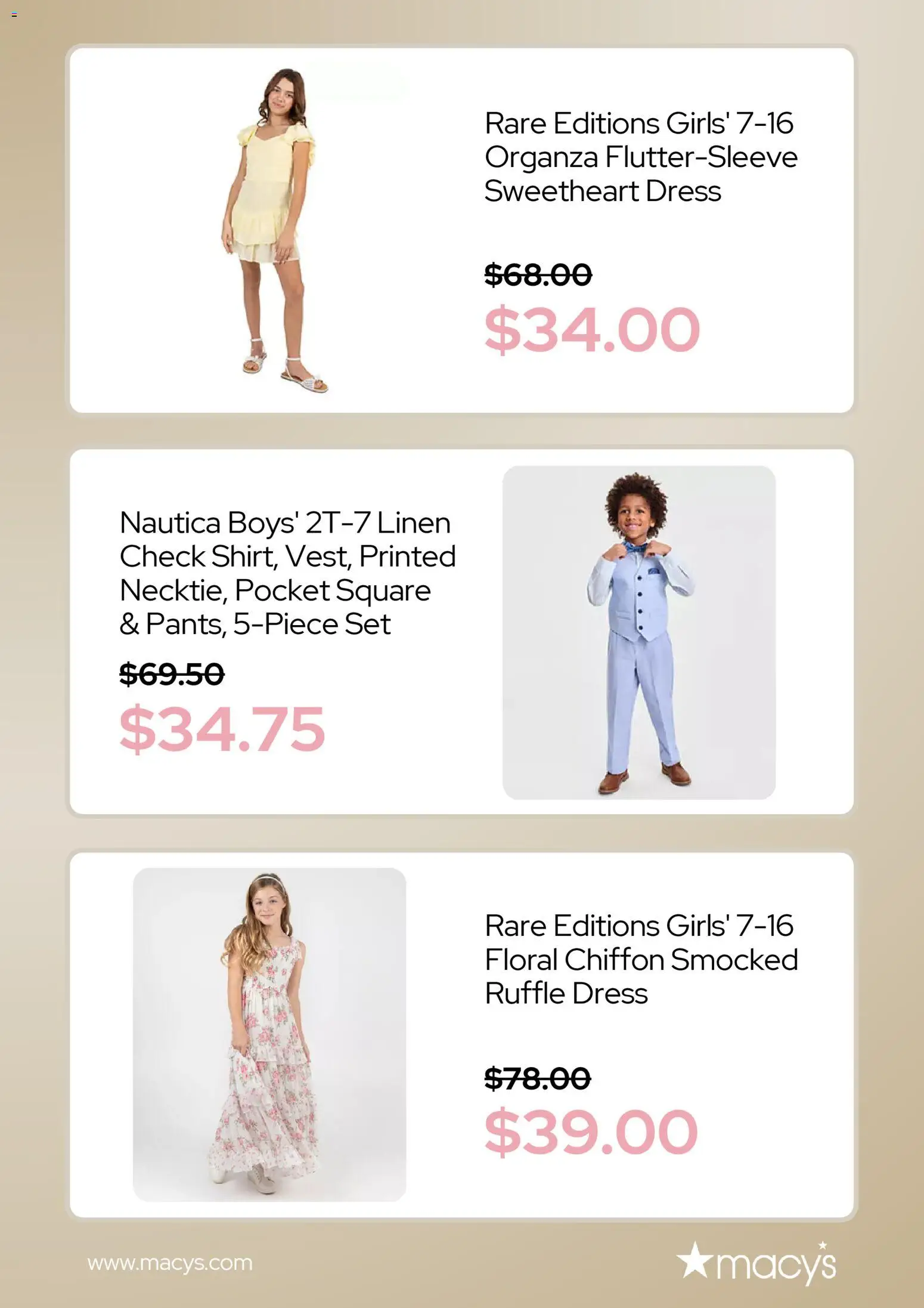 Macy's Weekly Ad - valid from 09.03.2026 | Page: 3 | Products: Dress