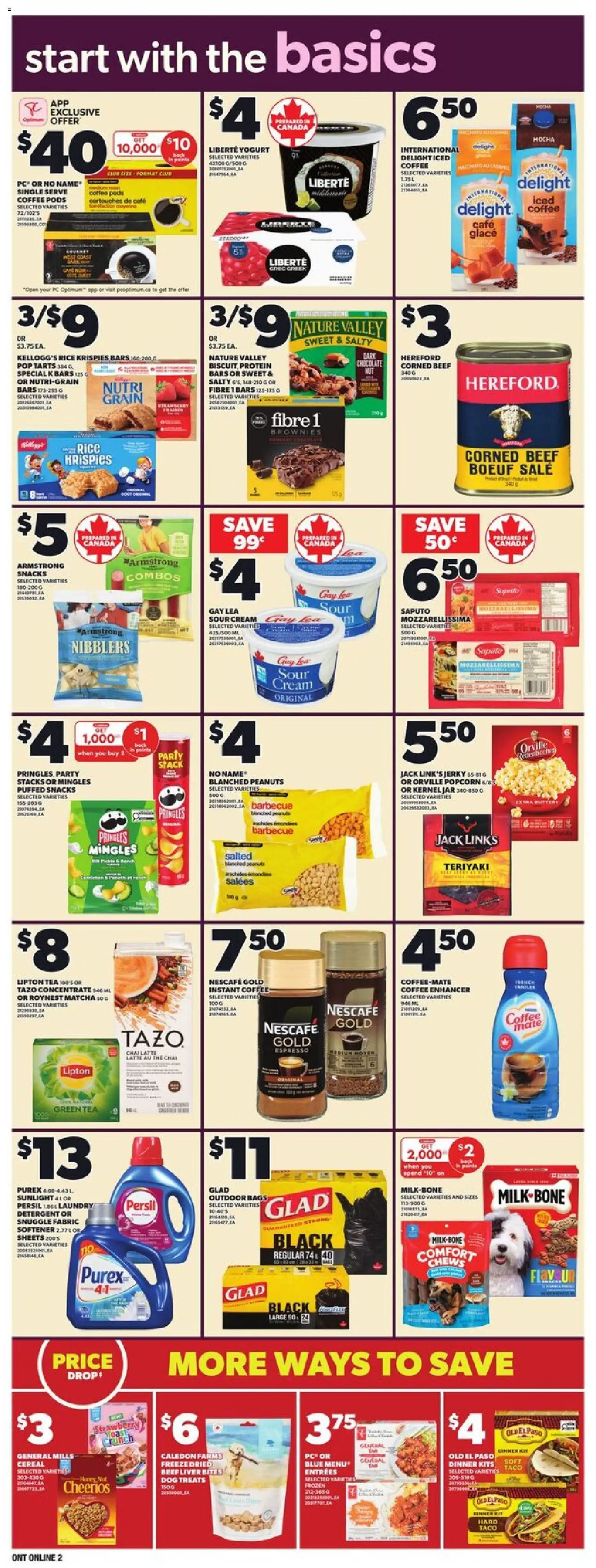 Independent Grocer flyer valid from 27.11.2025 | Page: 13 | Products: Rice, Tea, Yogurt, Coffee