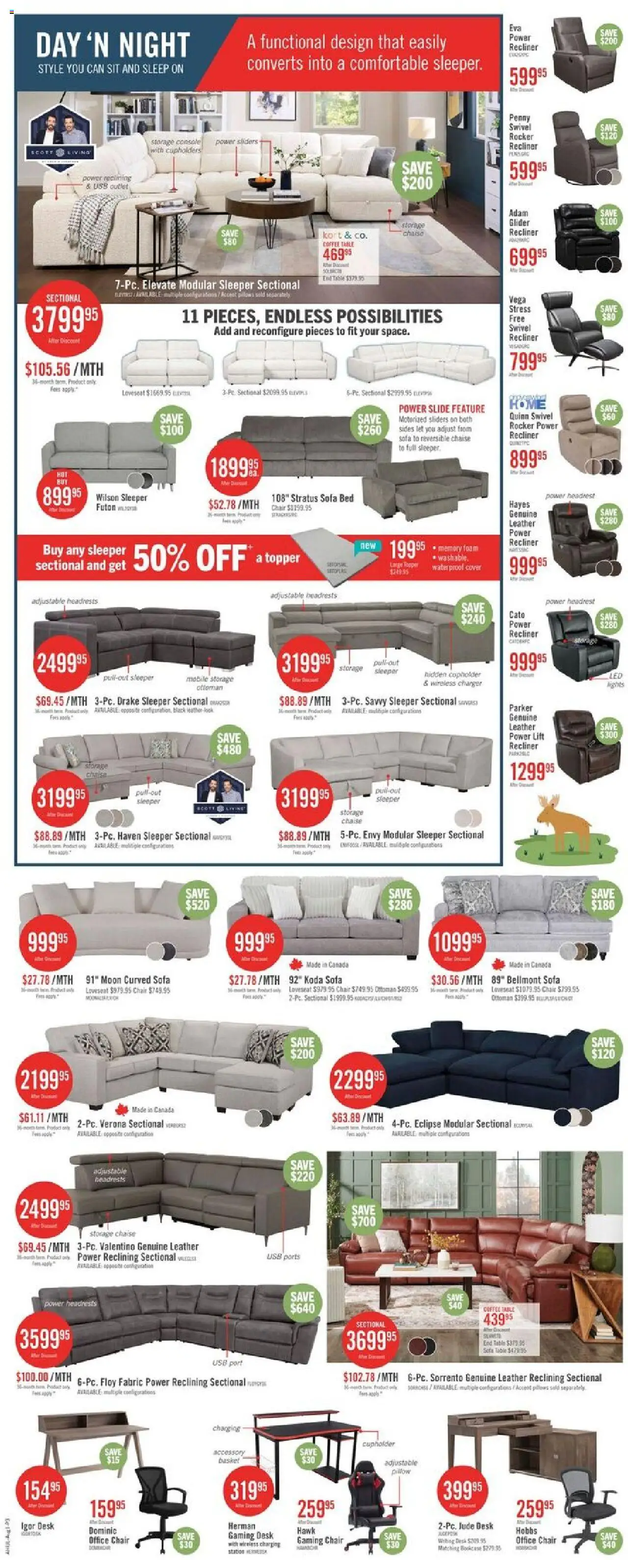 The Brick flyer valid from 31.07.2025 | Page: 7 | Products: Bed, Sofa, Coffee table, Chair