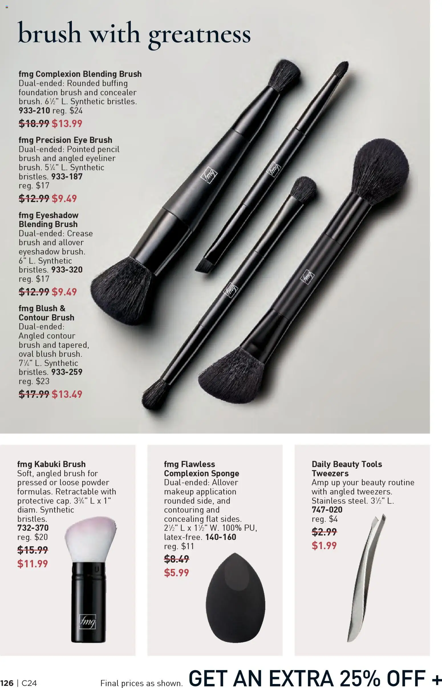 Avon Brochure - valid from 19.11.2025 | Page: 126 | Products: Blush, Brush, Eyeliner, Eyeshadow