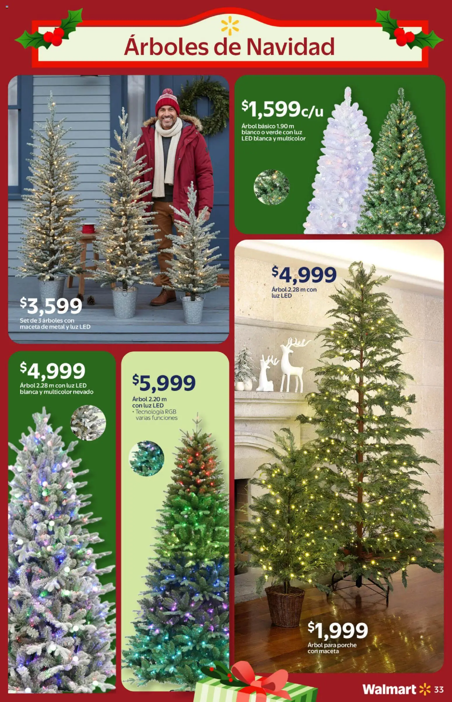 Nuevas ofertas de Walmart válidas en toda la República Mexicana desde el 21.10.2025. ¡Encuentra las mejores ofertas en Walmart catálogo Navidad! | Página: 33 | Productos: Maceta