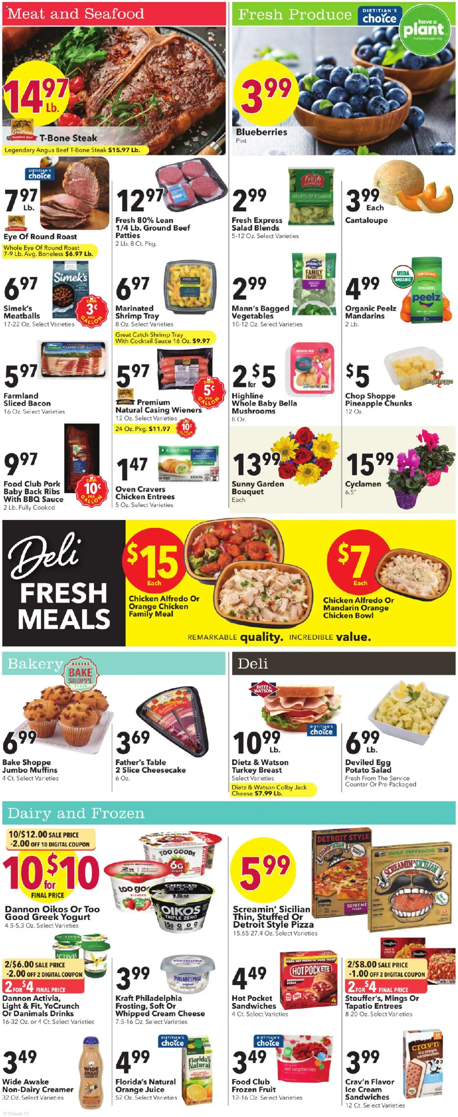 Coborn's Weekly Ad - valid from 21.01.2026 | Page: 4 | Products: Romaine, Pizza, Pineapple, Salad