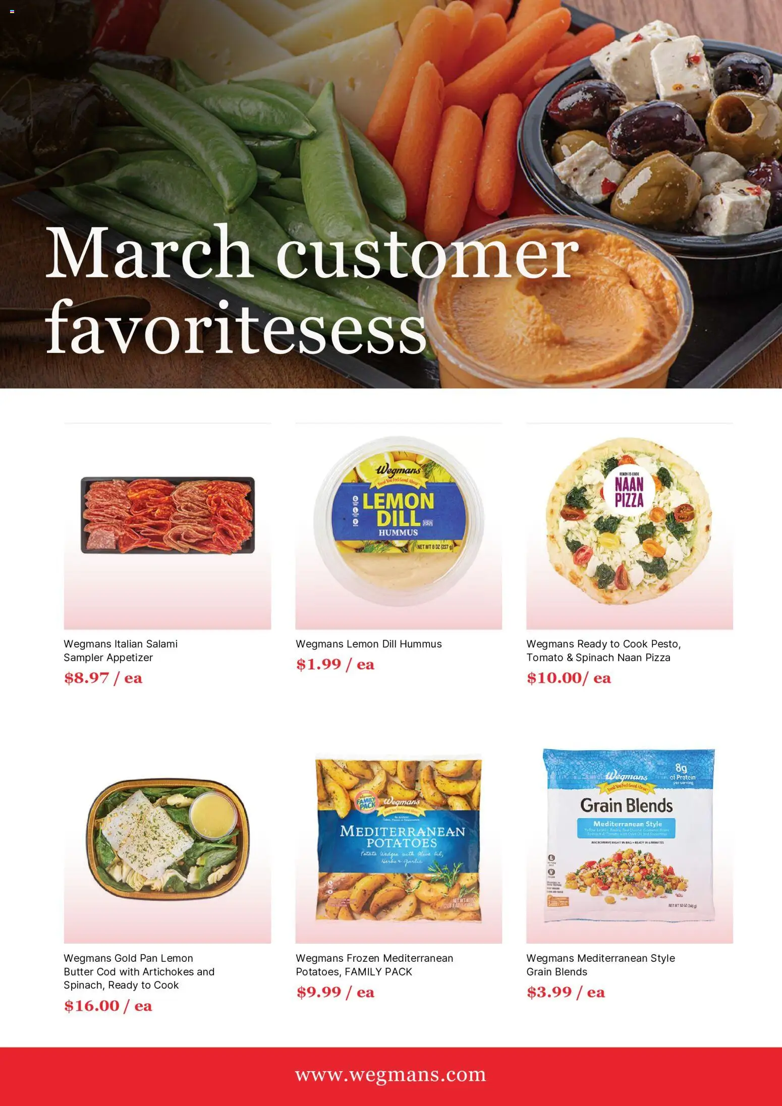 Wegmans Weekly Ad - valid from 01.03.2026 | Page: 2 | Products: Pan, Butter, Salami, Dill