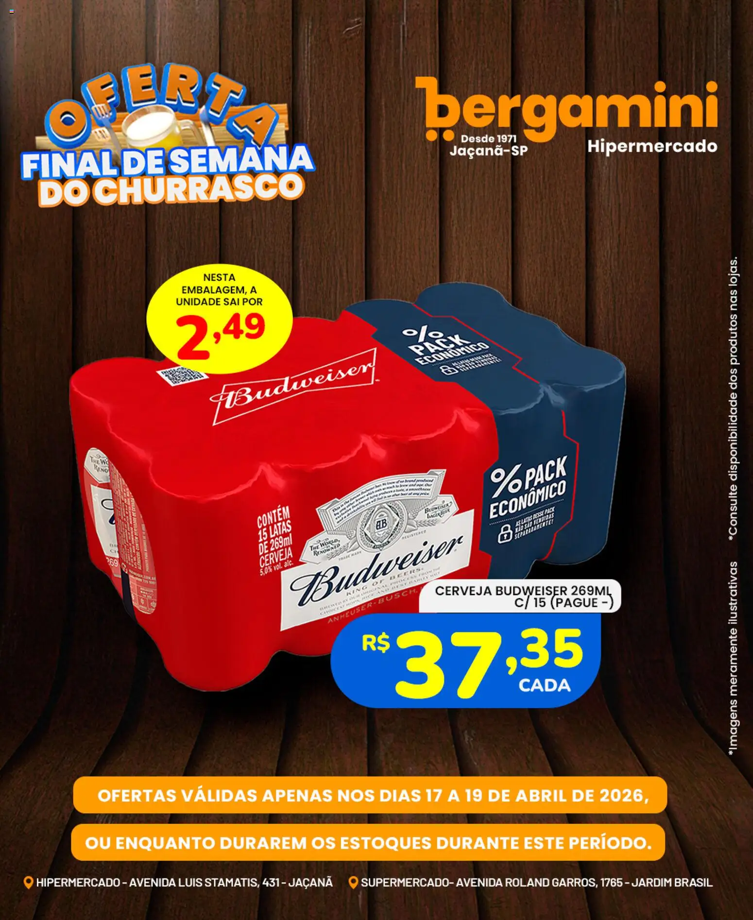 Supermercado Bergamini Folheto - válido de 17.04.2026 | Página: 8 | Produtos: Cerveja