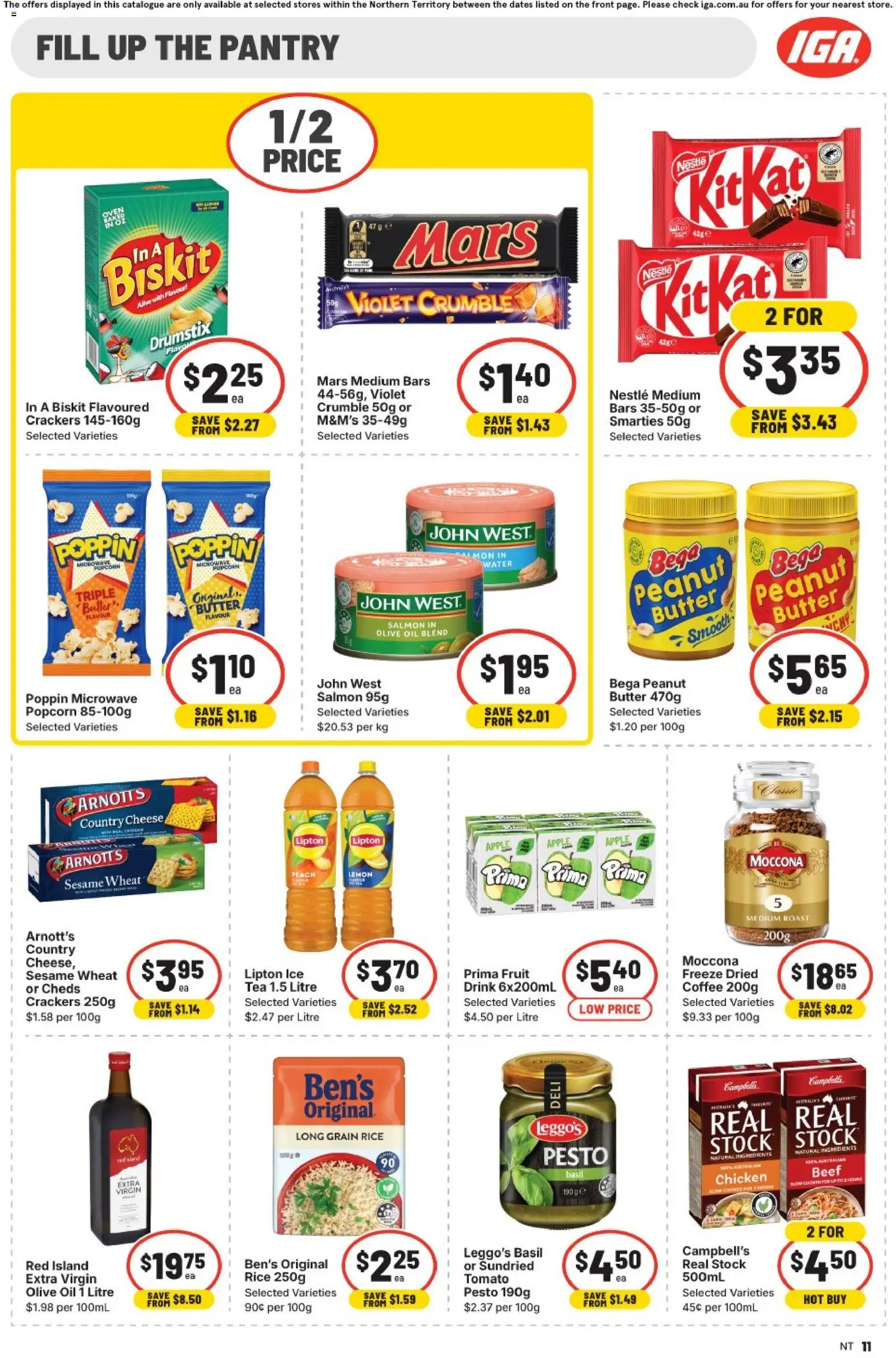 IGA catalogue - valid from 07.01.2026 | Page: 11 | Products: Milk, Coffee, Chocolate, Pepsi Max
