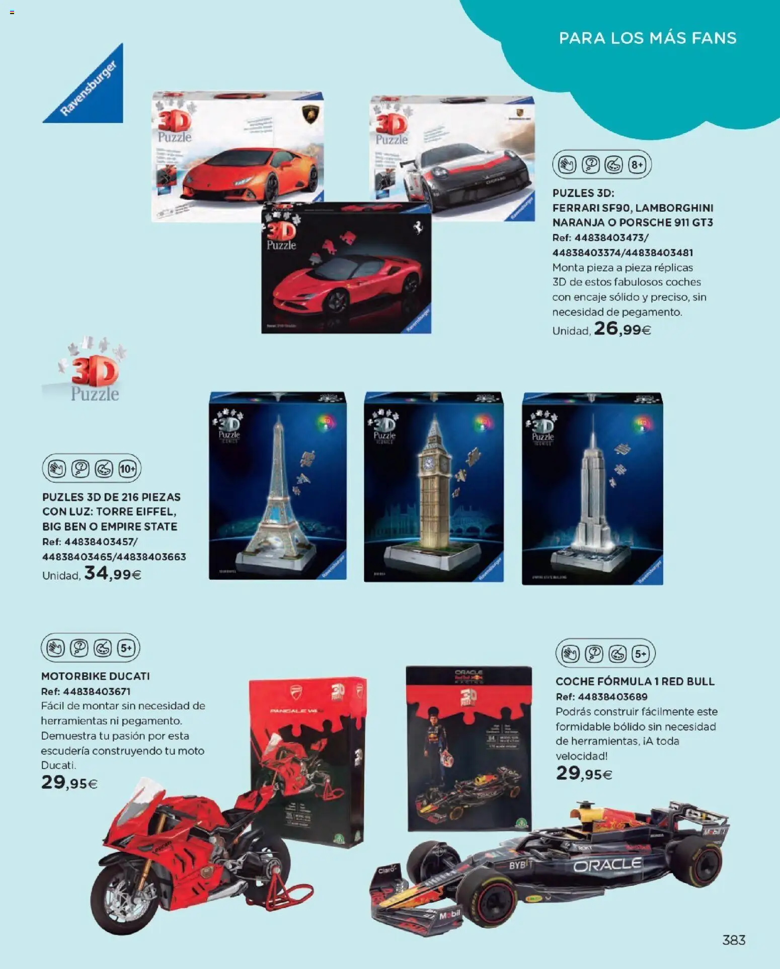 Nuevas ofertas de El Corte Inglés válidas en toda la República Mexicana desde el 27.10.2025. ¡Encuentra las mejores ofertas en El Corte Inglés catálogo Juguetes! | Página: 383 | Productos: Pegamento