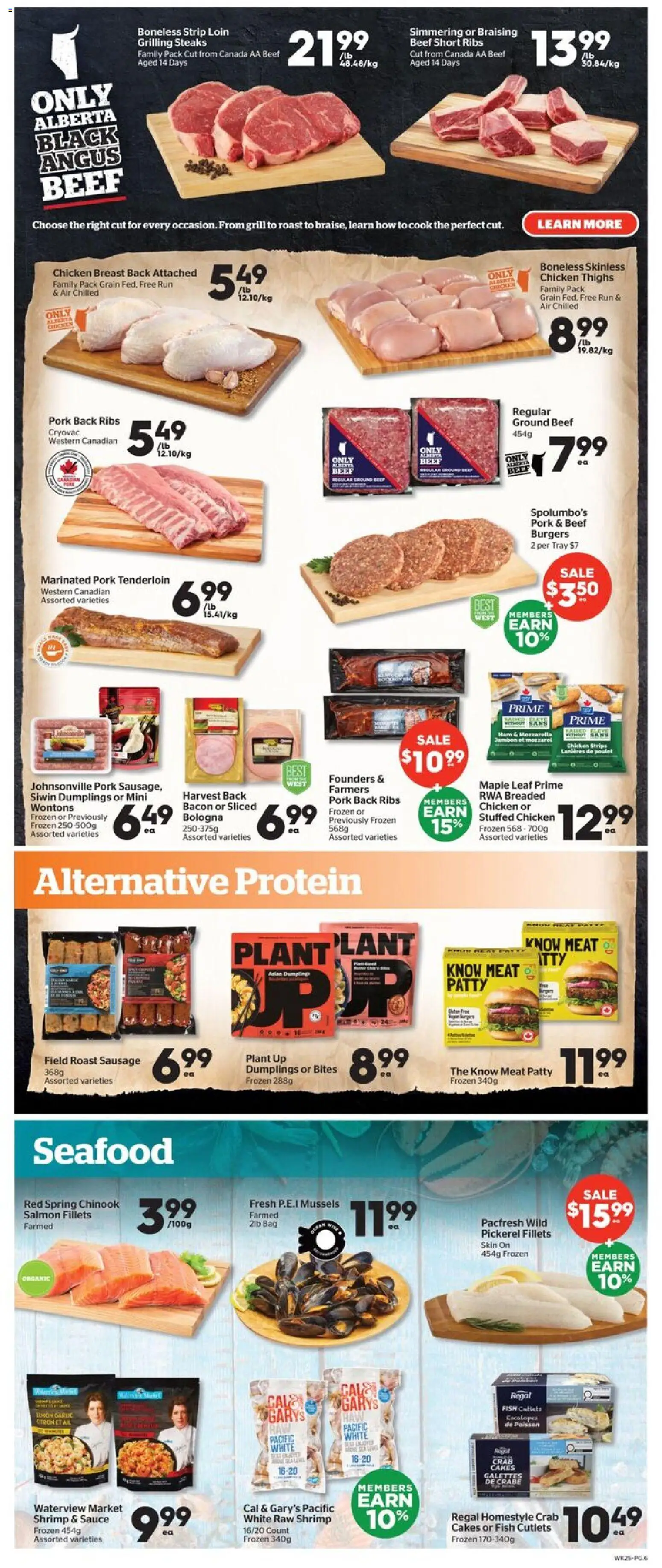 Calgary Co-op flyer valid from 23.04.2026 | Page: 6 | Products: Fish, Bag, Chicken, Pork