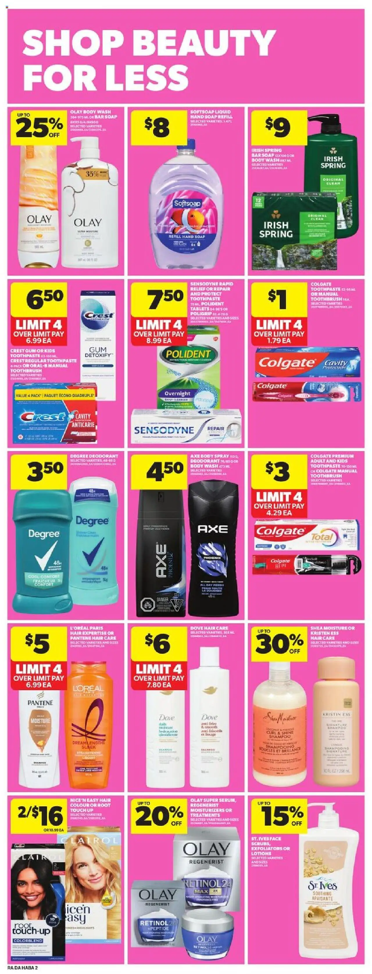 Atlantic Superstore flyer valid from 09.10.2025 | Page: 21 | Products: Shampoo, Soap, Body wash, Toothpaste