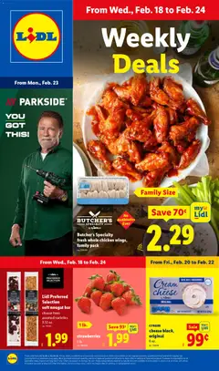 Preview of Lidl weekly ads valid from 18.02.2026