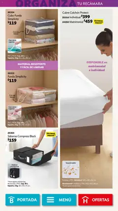 Nuevas ofertas de Betterware válidas en toda la República Mexicana desde el 04.08.2025. ¡Encuentra las mejores ofertas en Betterware - Campaña 8 2025! | Página: 29 | Productos: Funda, Colchón, Sabanas