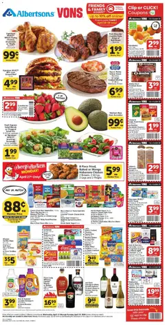 Preview of Vons weekly ads valid from 22.04.2026