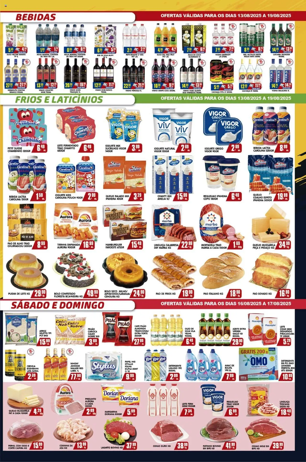 Higa's Supermercado Folheto - válido de 13.08.2025 | Página: 3 | Produtos: Coco, Alcatra, Cerveja, Brócolis