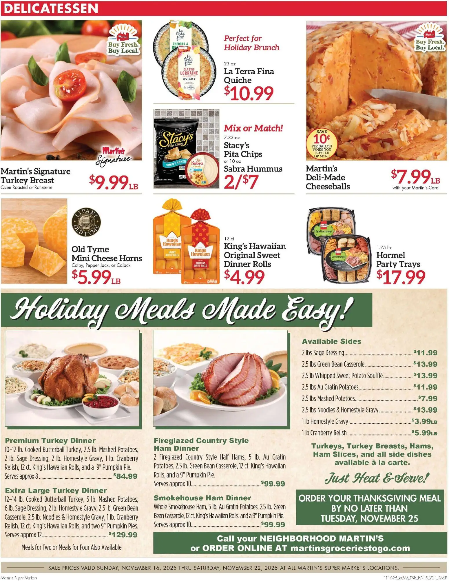 Martin’s Weekly Ad - valid from 16.11.2025 | Page: 15 | Products: Cheese, Ham, Noodles, Pumpkin