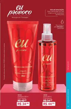 Jequiti - Revista 15/2025 - Pré-Visualização do folheto da loja Jequiti, válido de 24.10.2025 | Página: 39 | Produtos: Champagne, Hidratante corporal, Desodorante, Morangos