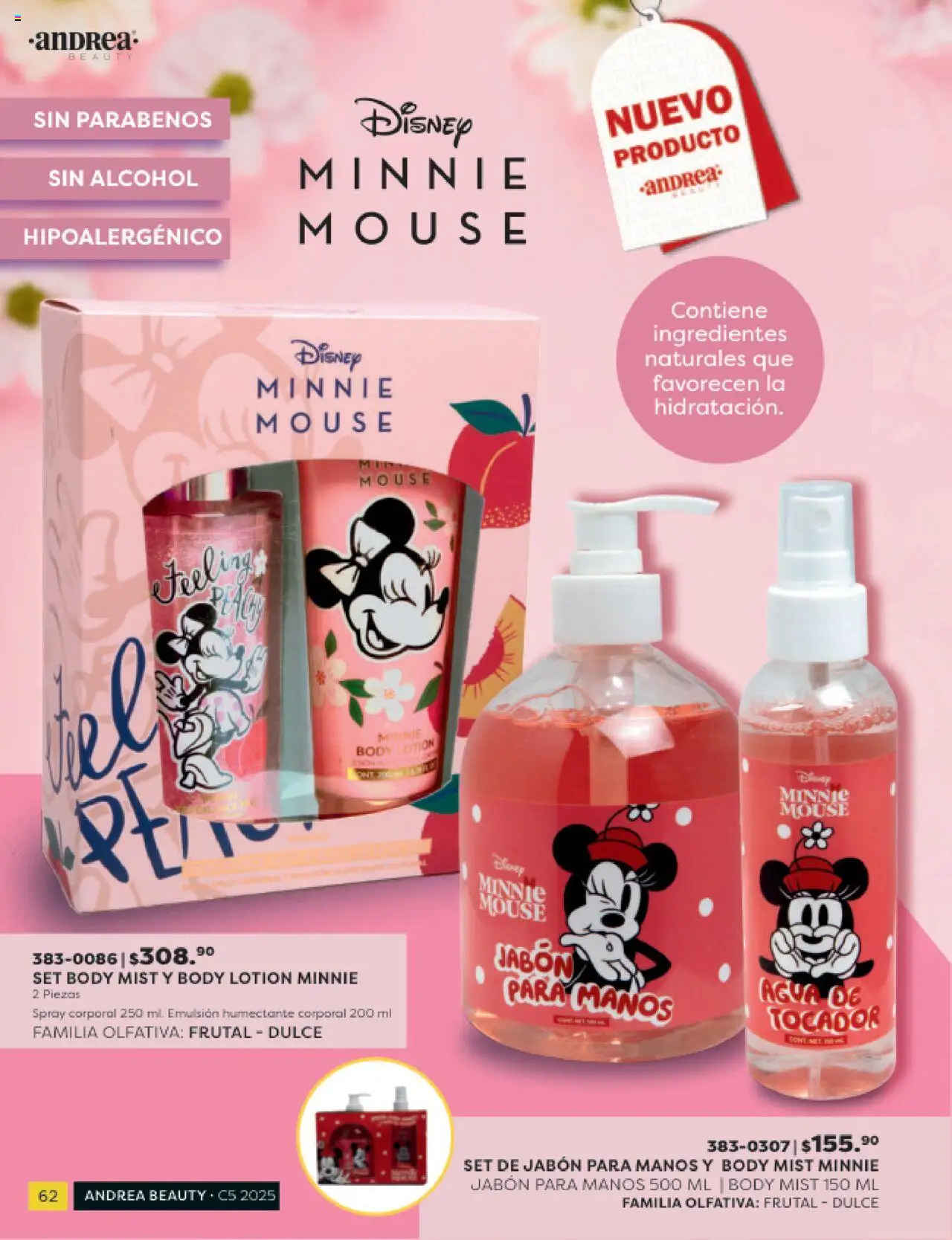 Nuevas ofertas de Andrea válidas en toda la República Mexicana desde el 24.08.2025. ¡Encuentra las mejores ofertas en Andrea - Catálogo Beauty Campaña 5! | Página: 62 | Productos: Emulsión, Mouse, Body, Jabón