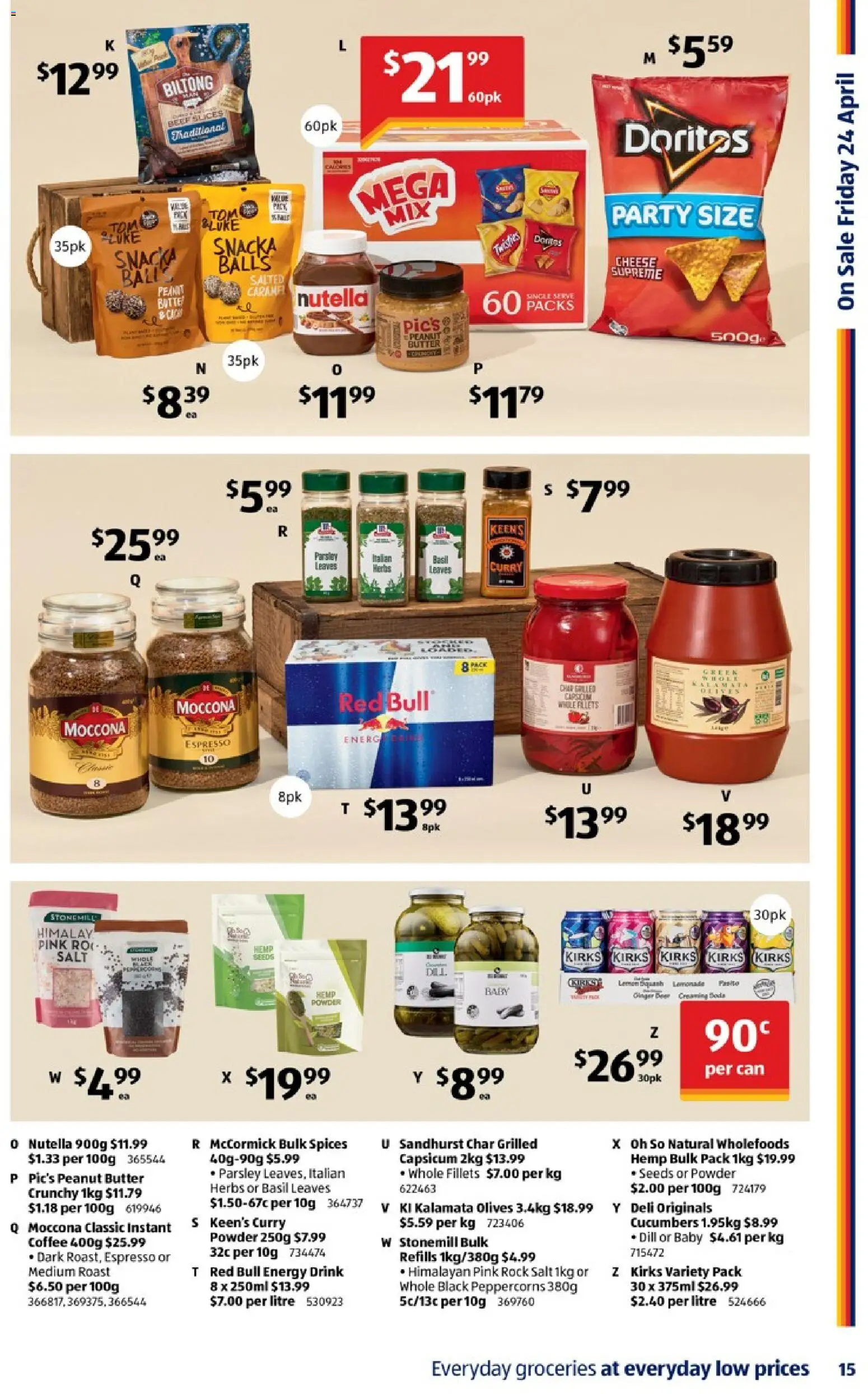 Aldi catalogue - valid from 22.04.2026 | Page: 15 | Products: Beef, Nutella, Spices, Parsley