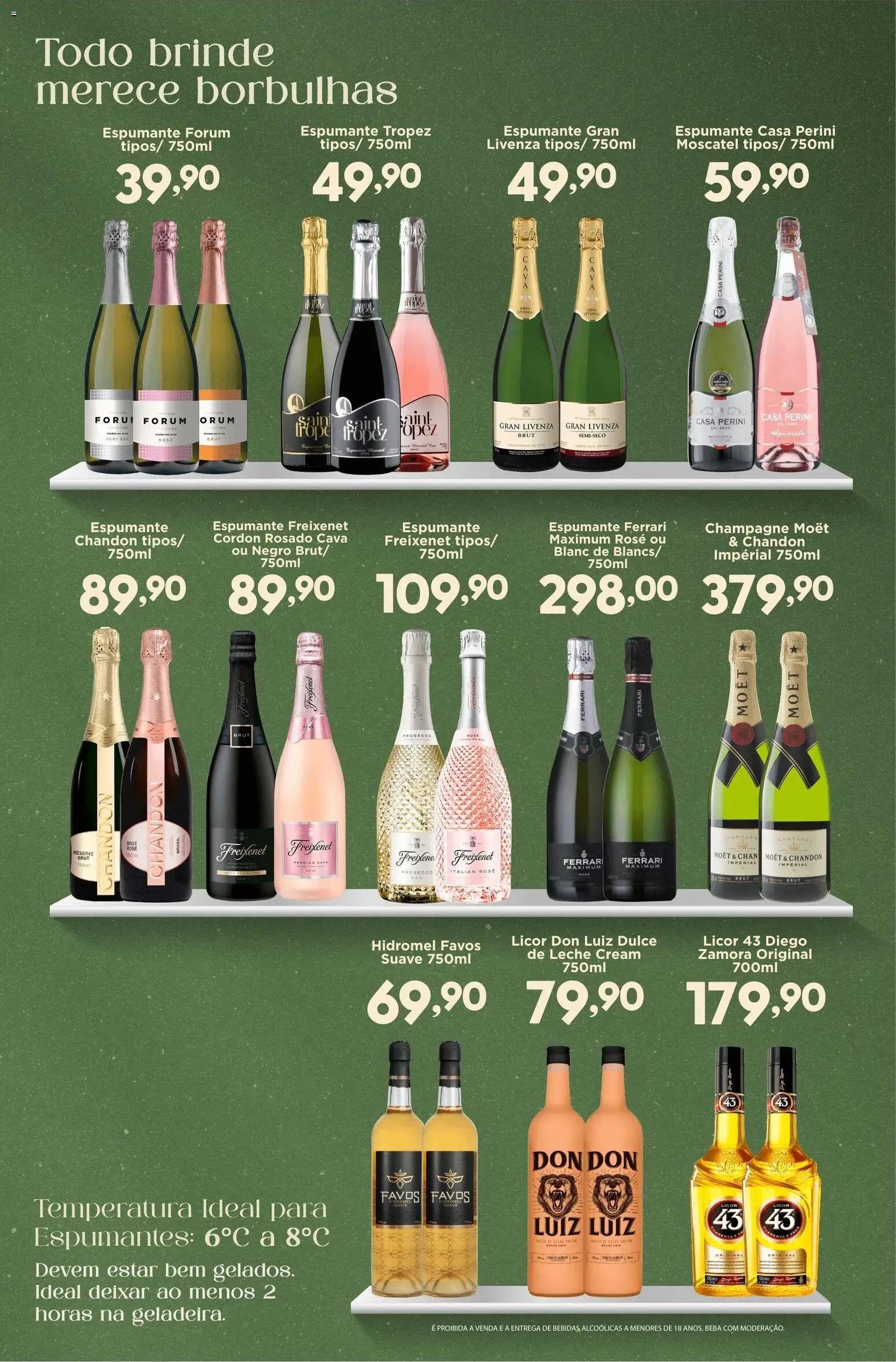 Confiança Folheto - válido de 09.03.2026 | Página: 11 | Produtos: Champagne, Espumante, Licor, Licor 43