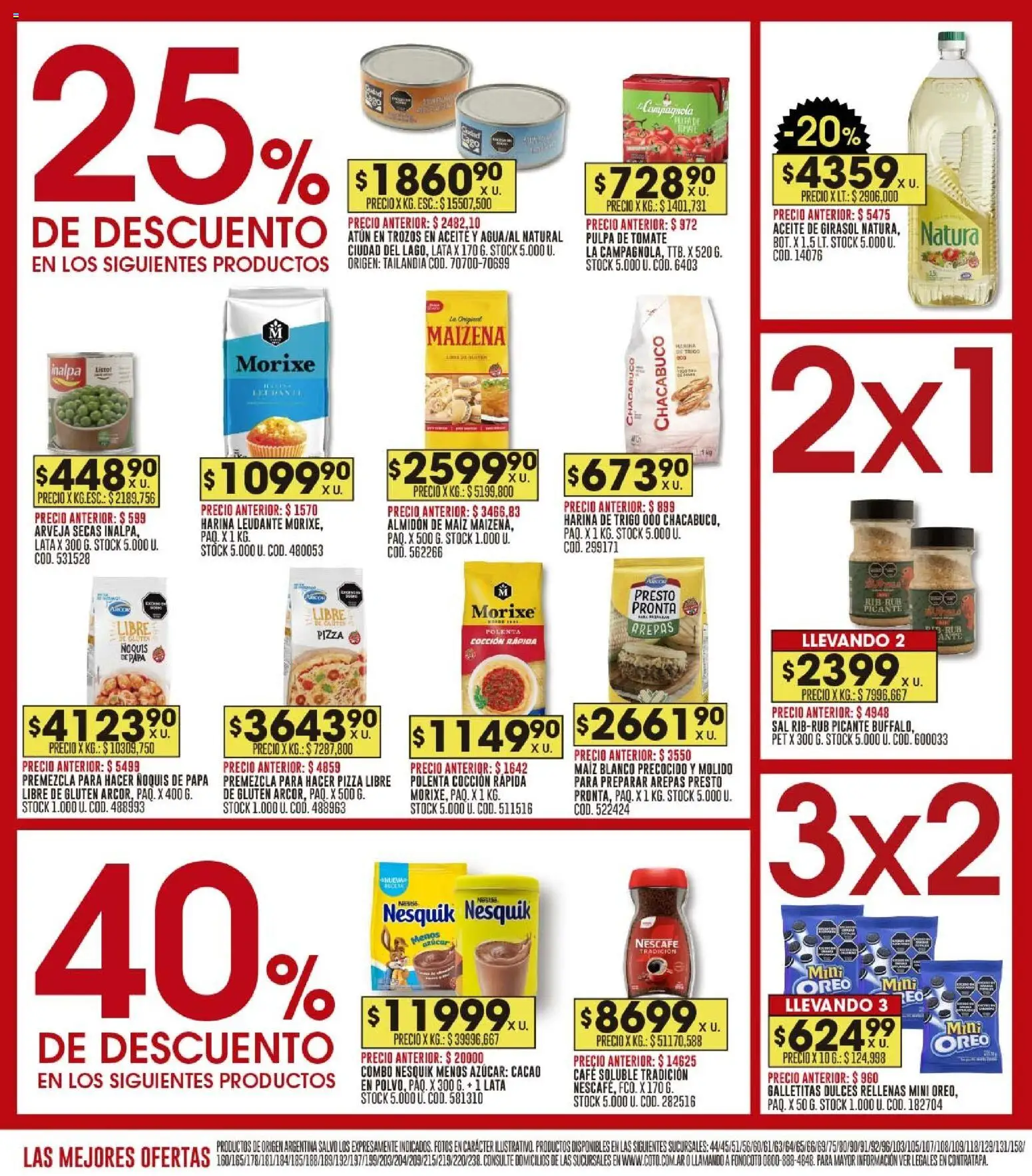 Coto - Ofertas │ válido desde el 03.11.2025 | Página: 10 | Productos: Azucar, Maiz, Polenta, Tomate