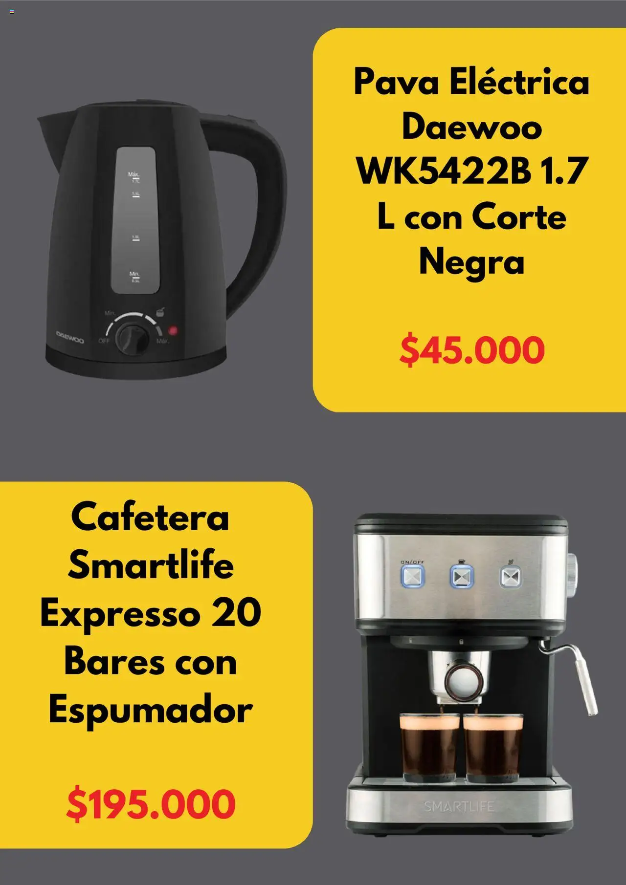 Garbarino catálogo │ válido desde el 14.09.2025 | Página: 2 | Productos: Cafetera, Pava, Pava eléctrica