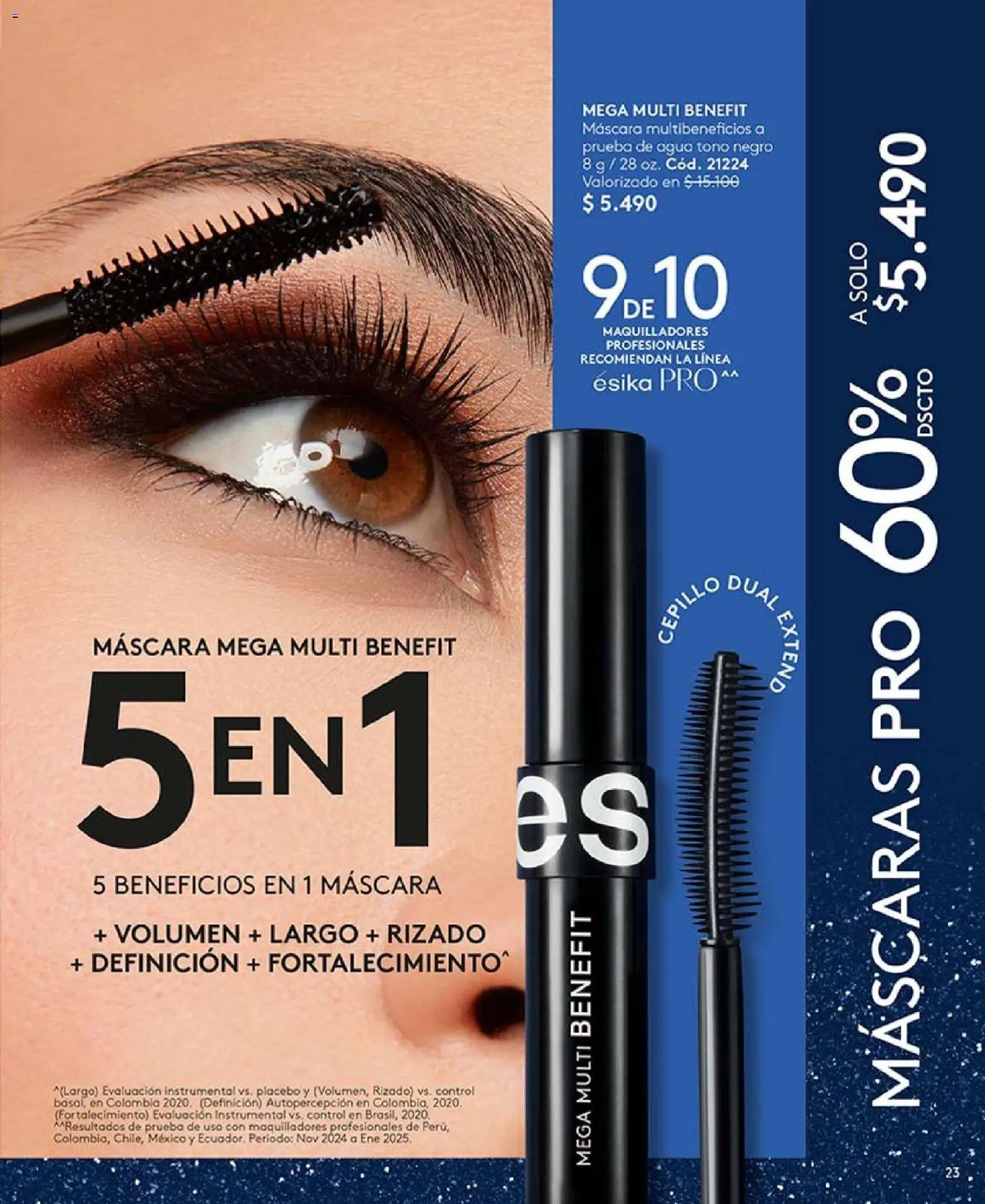 Catálogo Ésika Campaña 18 │ válido desde el 01.12.2025 | Página: 23 | Productos: Agua, Máscara