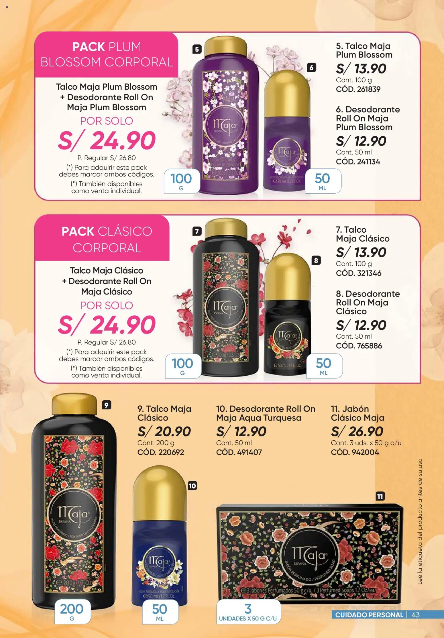 Catálogo Azzorti válido desde 14.04.2026 | Página: 43 | Productos: Jabón, Desodorante