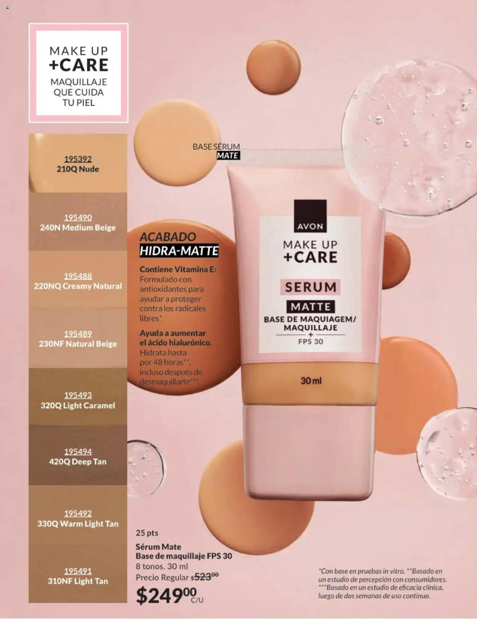 Nuevas ofertas de AVON válidas en toda la República Mexicana desde el 30.01.2026. ¡Encuentra las mejores ofertas en AVON campaña 3 2026! | Página: 60 | Productos: Base de maquillaje, Serum, Mate, Maquillaje