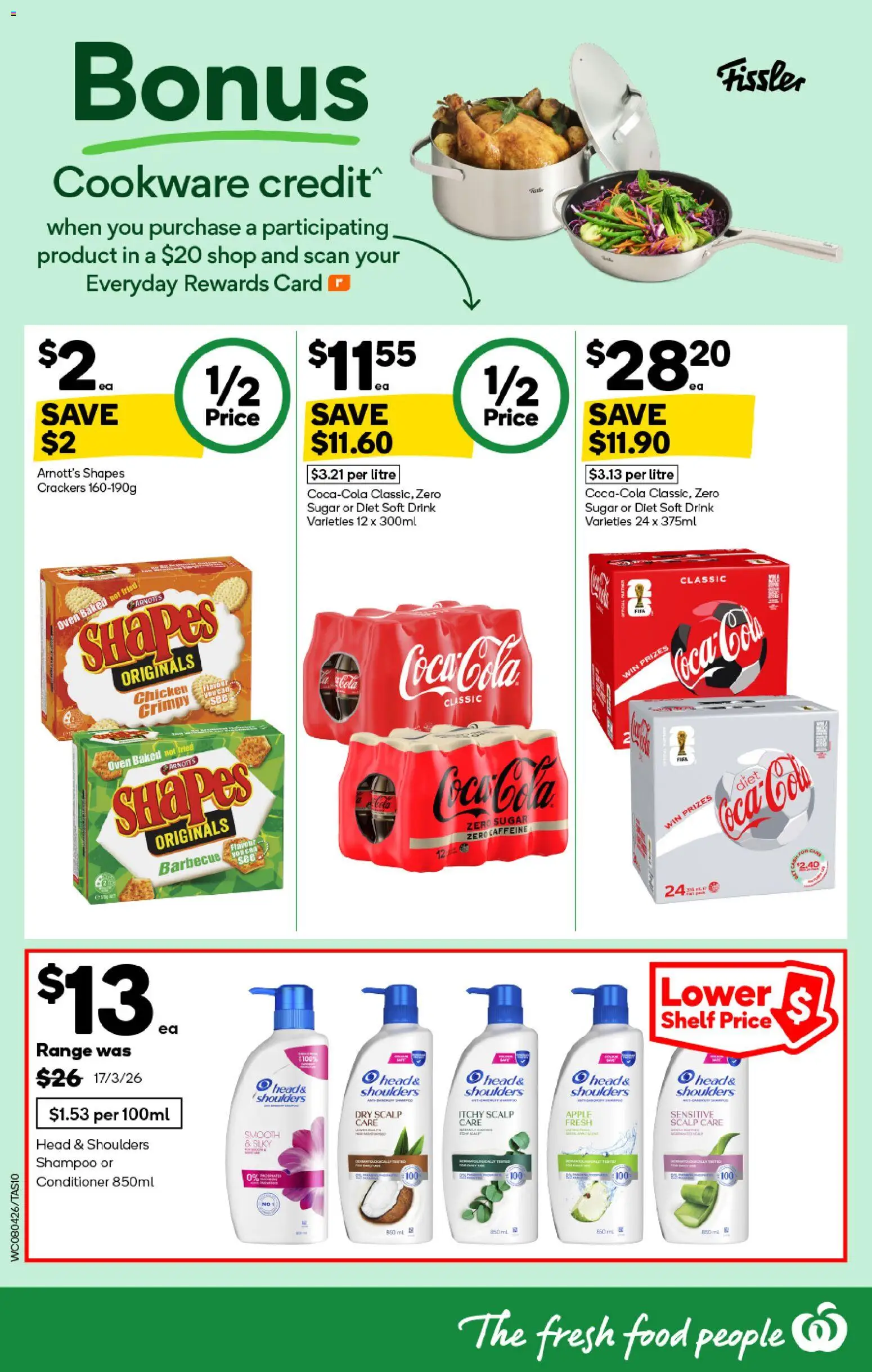 Woolworths catalogue - valid from 08.04.2026 | Page: 10 | Products: Shelf, Shampoo, Conditioner, Sugar