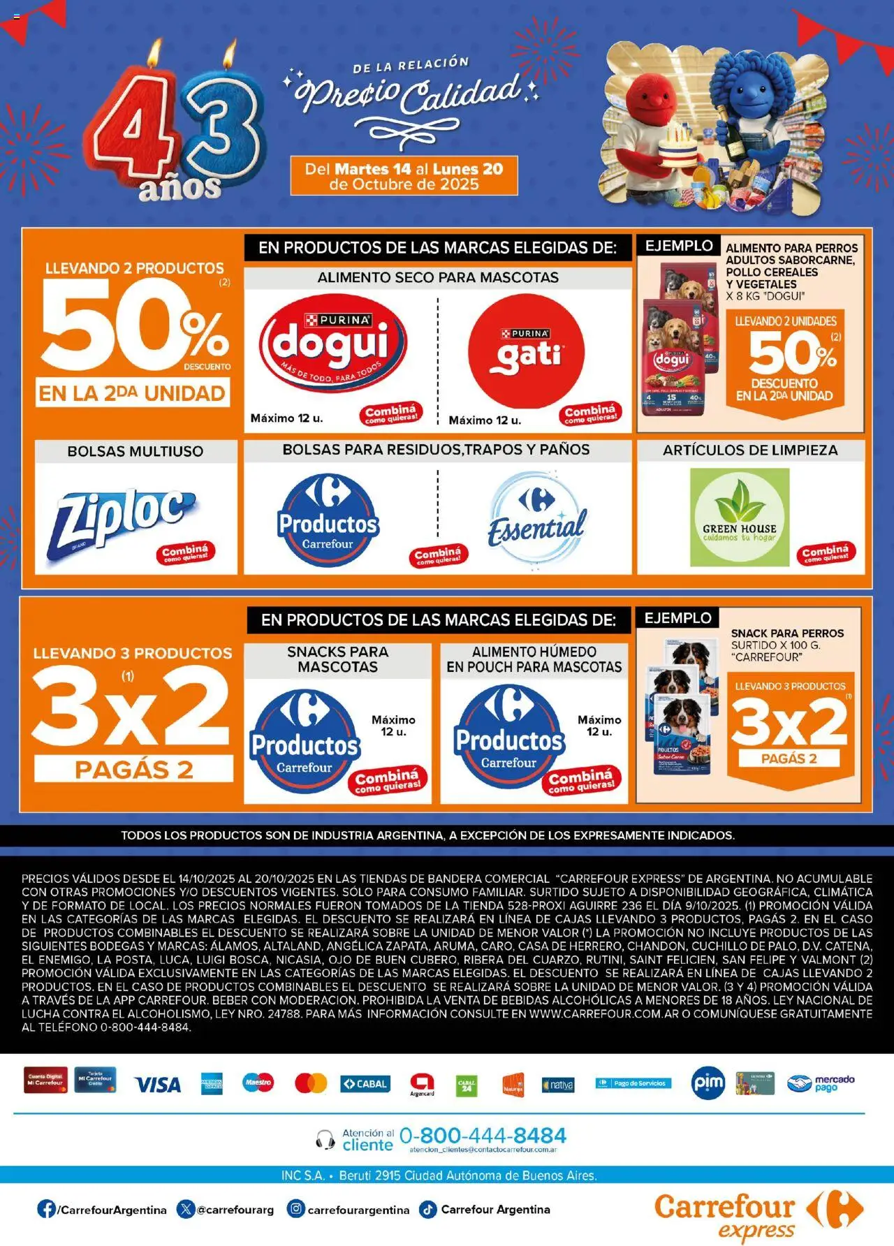 Carrefour ofertas -  Mendoza │ válido desde el 14.10.2025 | Página: 5 | Productos: Teléfono, Caso, Cuchillo, Cereales