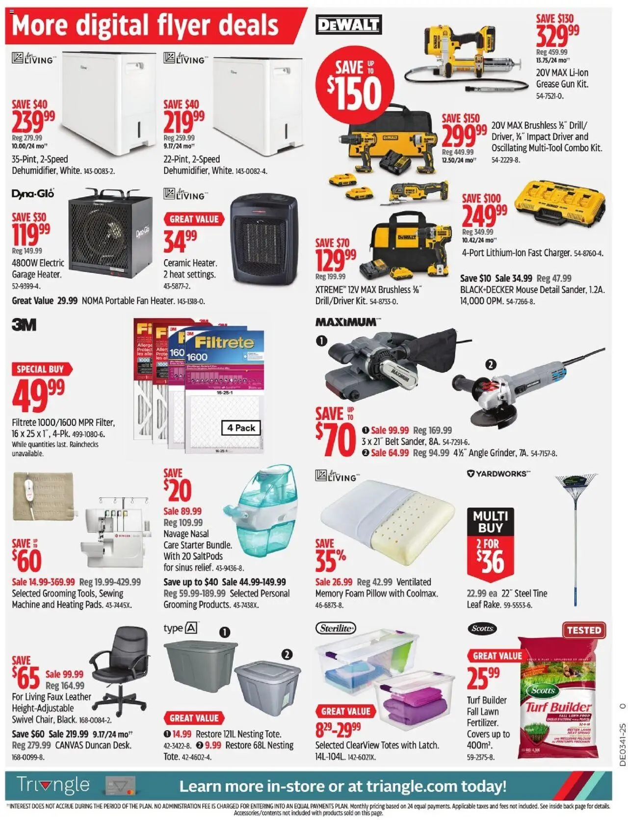 Canadian Tire flyer valid from 02.10.2025 | Page: 8 | Products: Belt, Mouse, Fan, Pillow