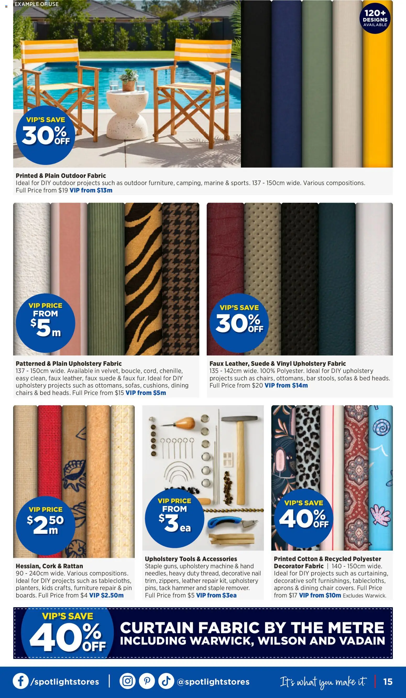 Spotlight catalogue - valid from 11.02.2026 | Page: 15 | Products: Curtain, Chair, Tools, Bed