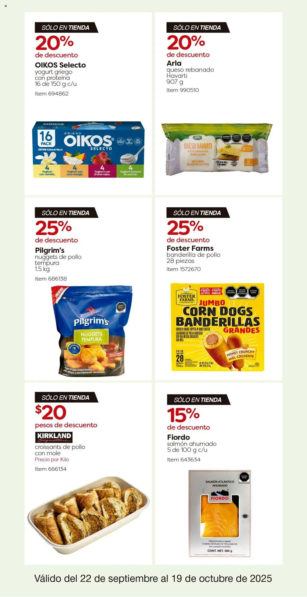 Nuevas ofertas de Costco válidas en toda la República Mexicana desde el 22.09.2025. ¡Encuentra las mejores ofertas en Costco - Catálogo! | Página: 25 | Productos: Pollo, Leche, Freidora, Té